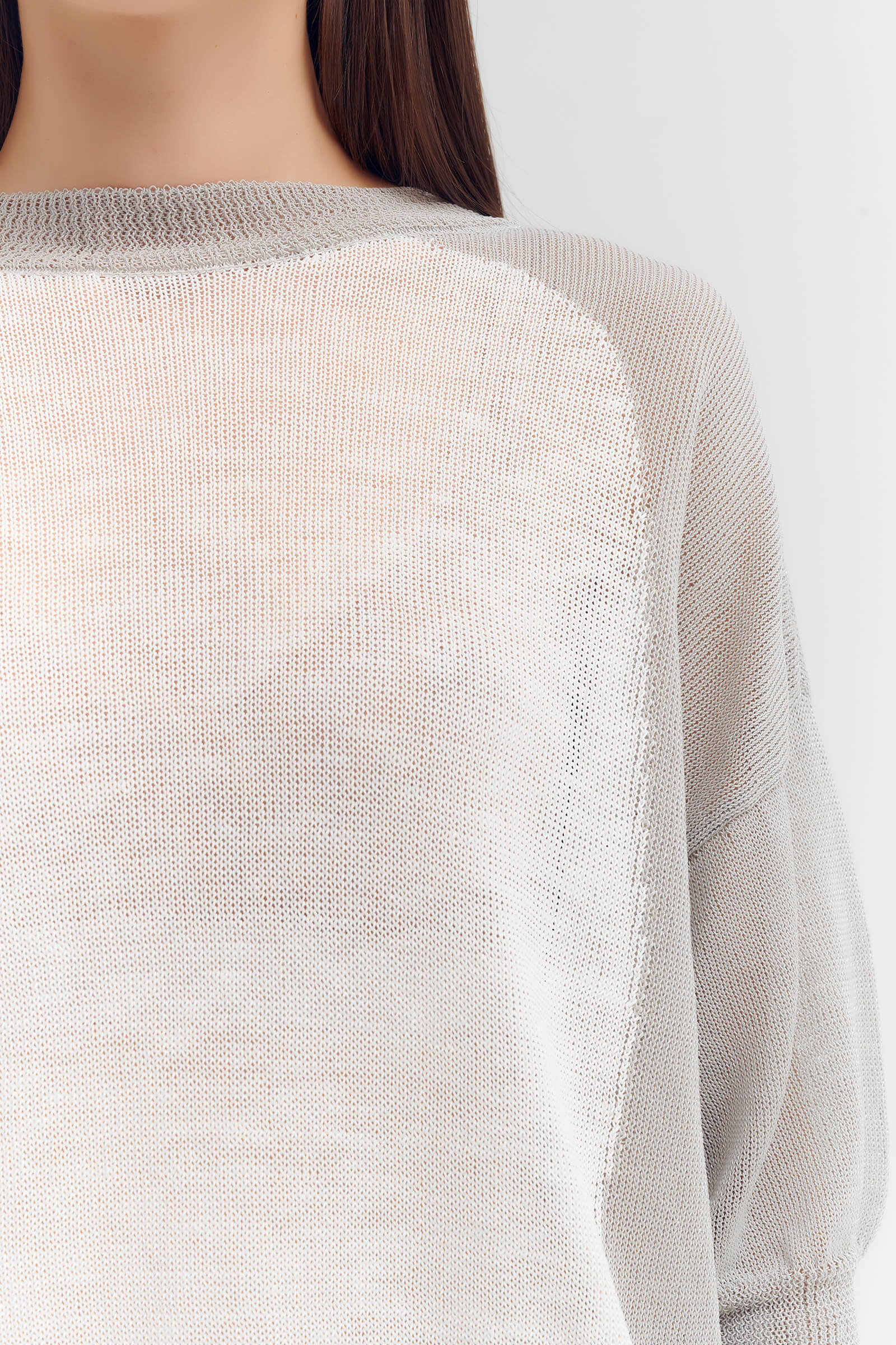 Джемпер с комбинированной расцветкой Бренд Sarah Pacini