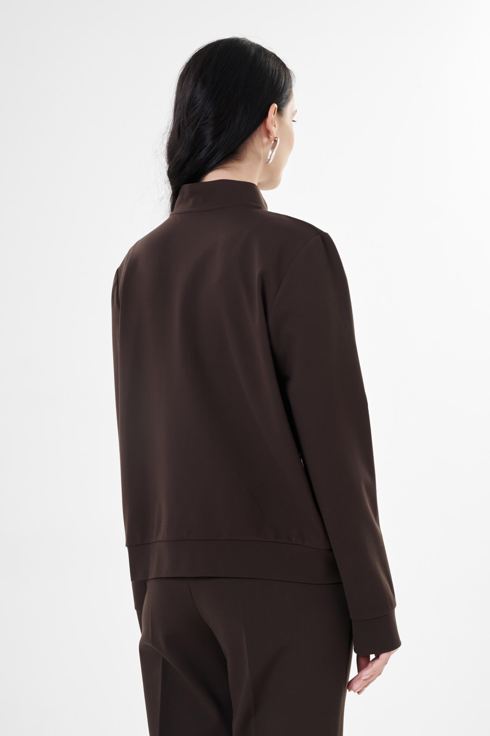 Толстовка из смесовой вискозы с пайетками Бренд Milva Mi