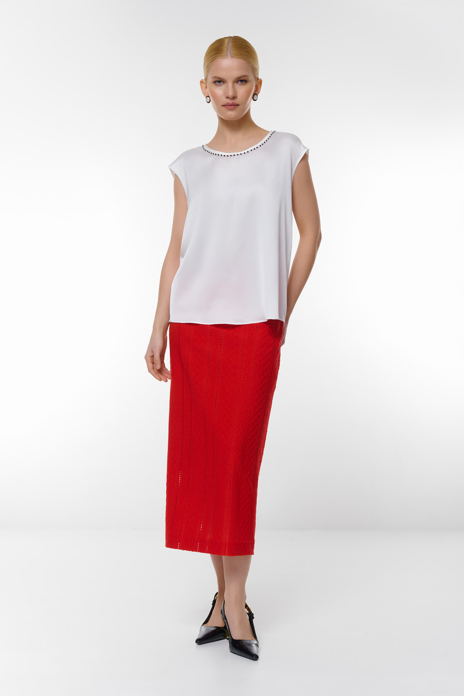 Топ с бисером Бренд Caterina Leman