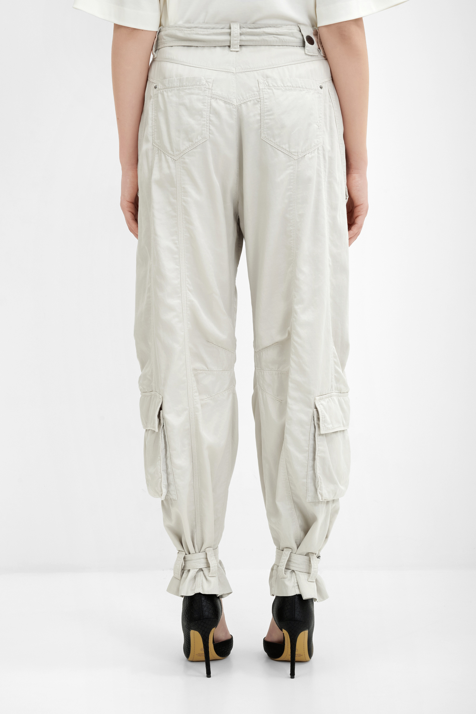 Брюки карго с карманами Бренд High