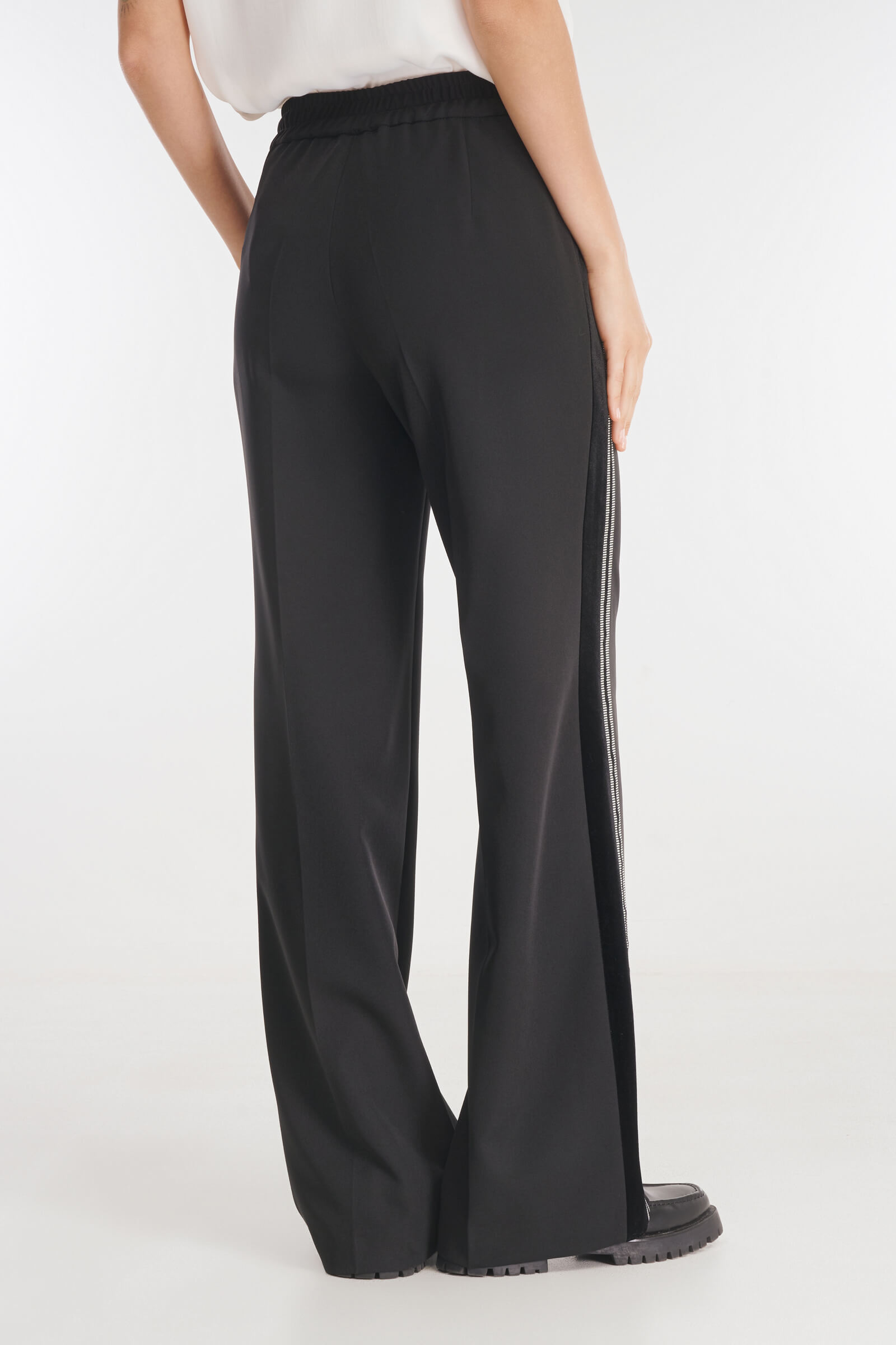 Брюки с бархатными лампасами Бренд Caterina Leman