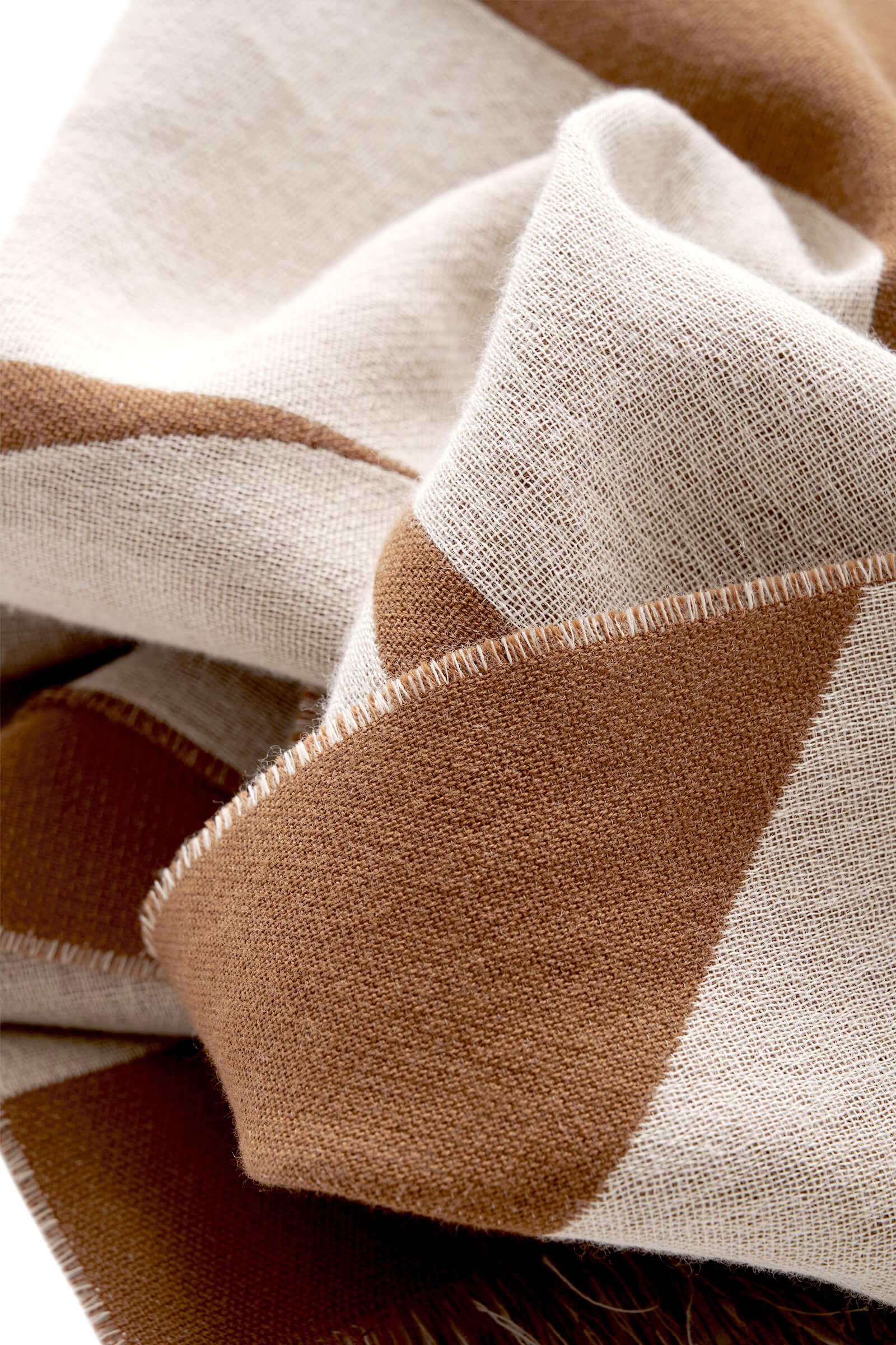 Палантин из хлопка и шерсти Бренд MM