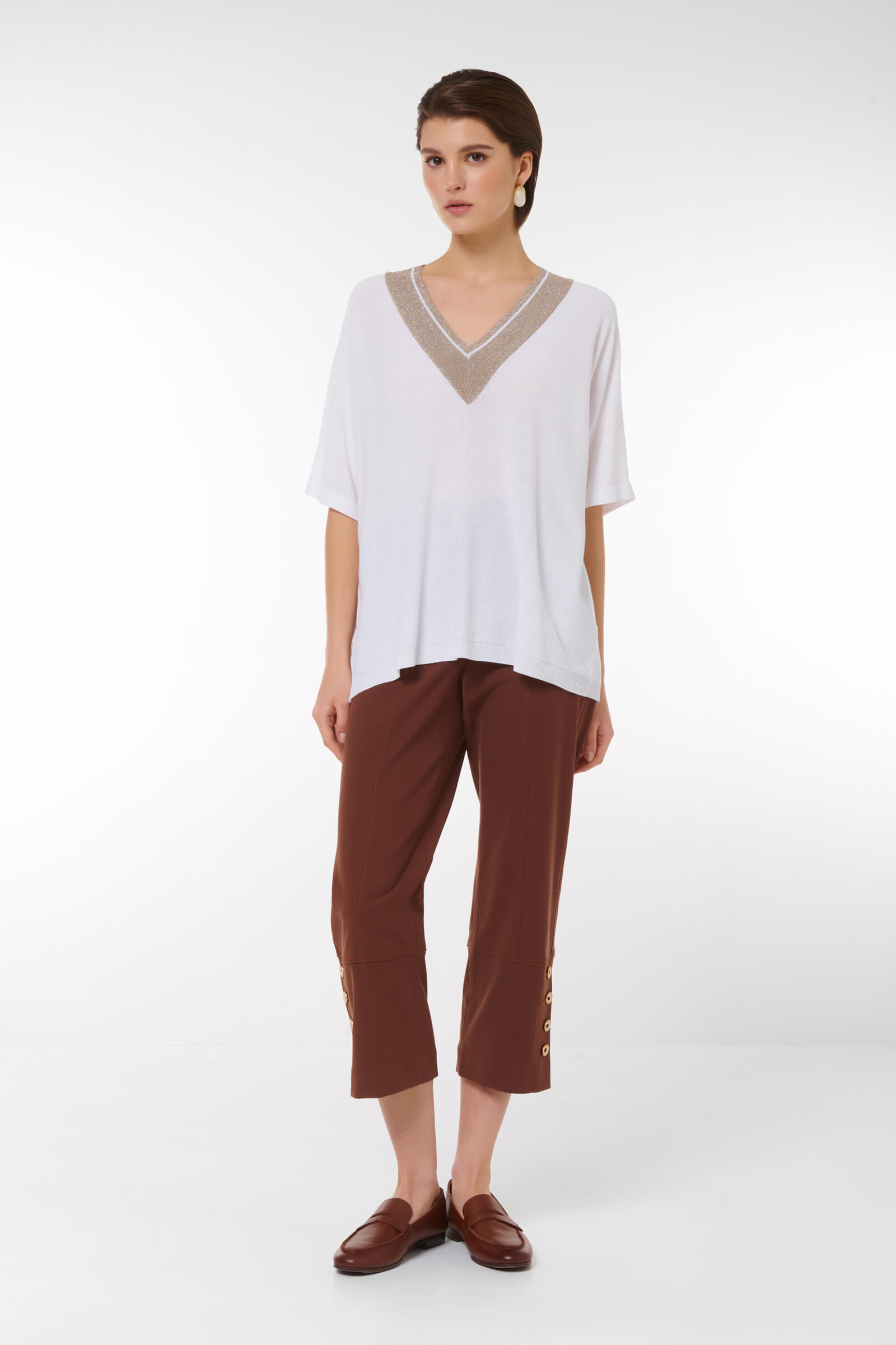 Джемпер с люрексом Бренд Caterina Leman