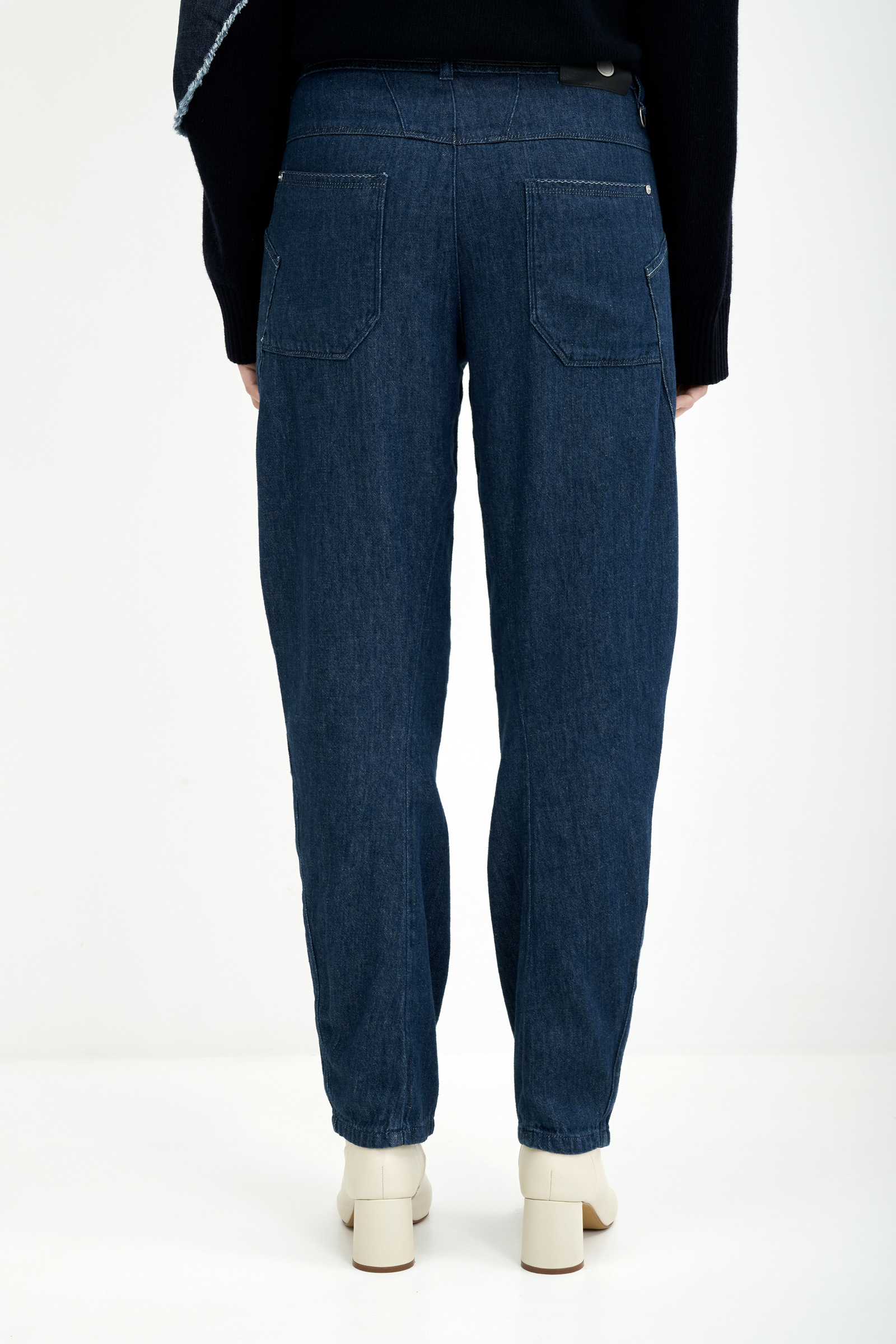 Зауженные джинсы багги Бренд High