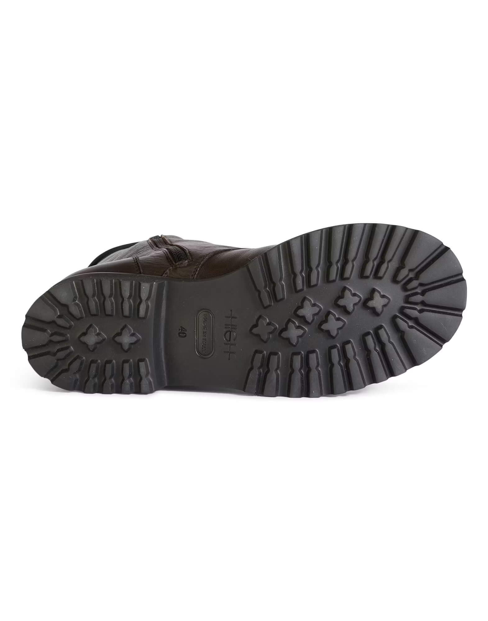 Ботинки с асимметричной шнуровкой Бренд High