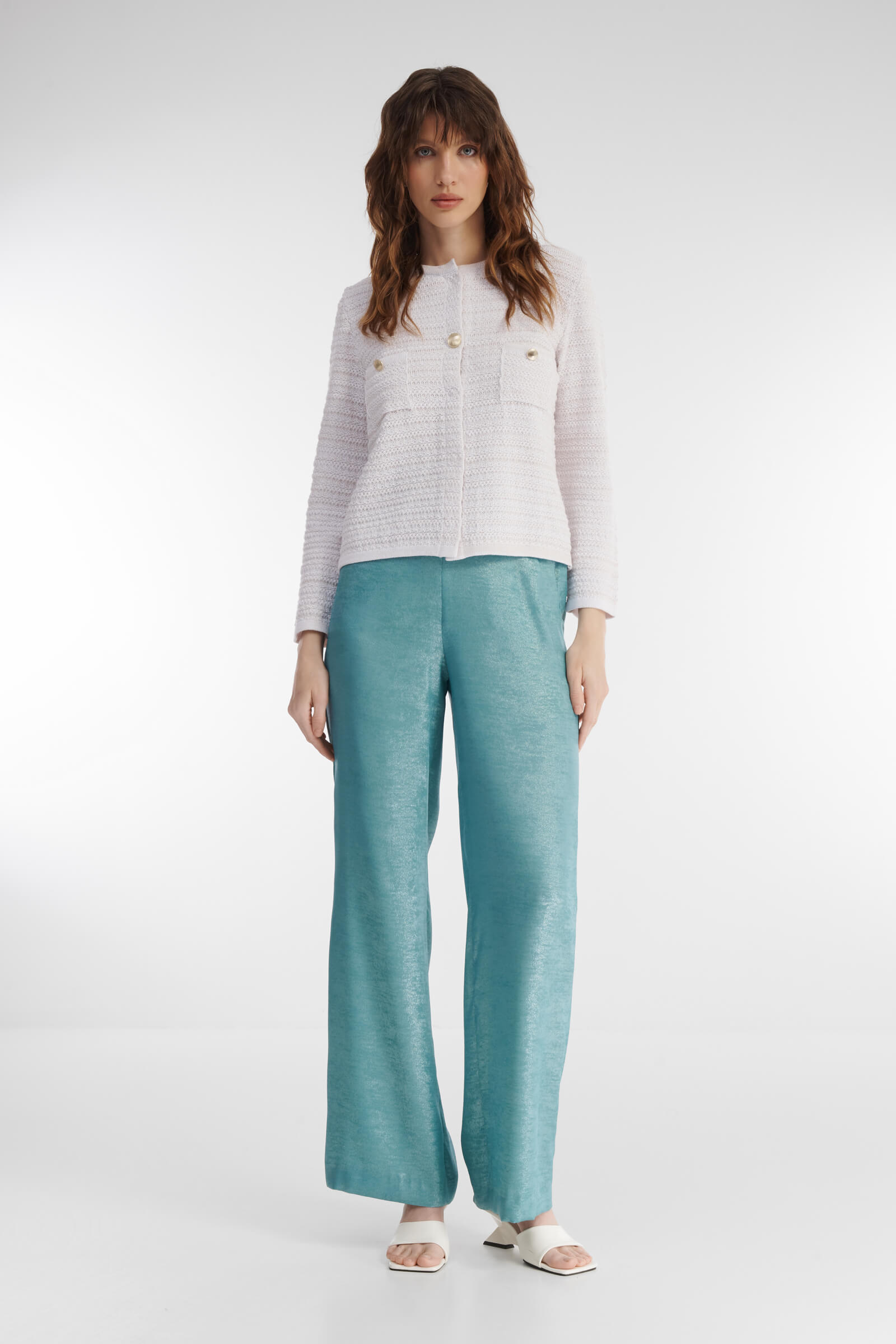 Кардиган с накладными карманами Бренд Caterina Leman