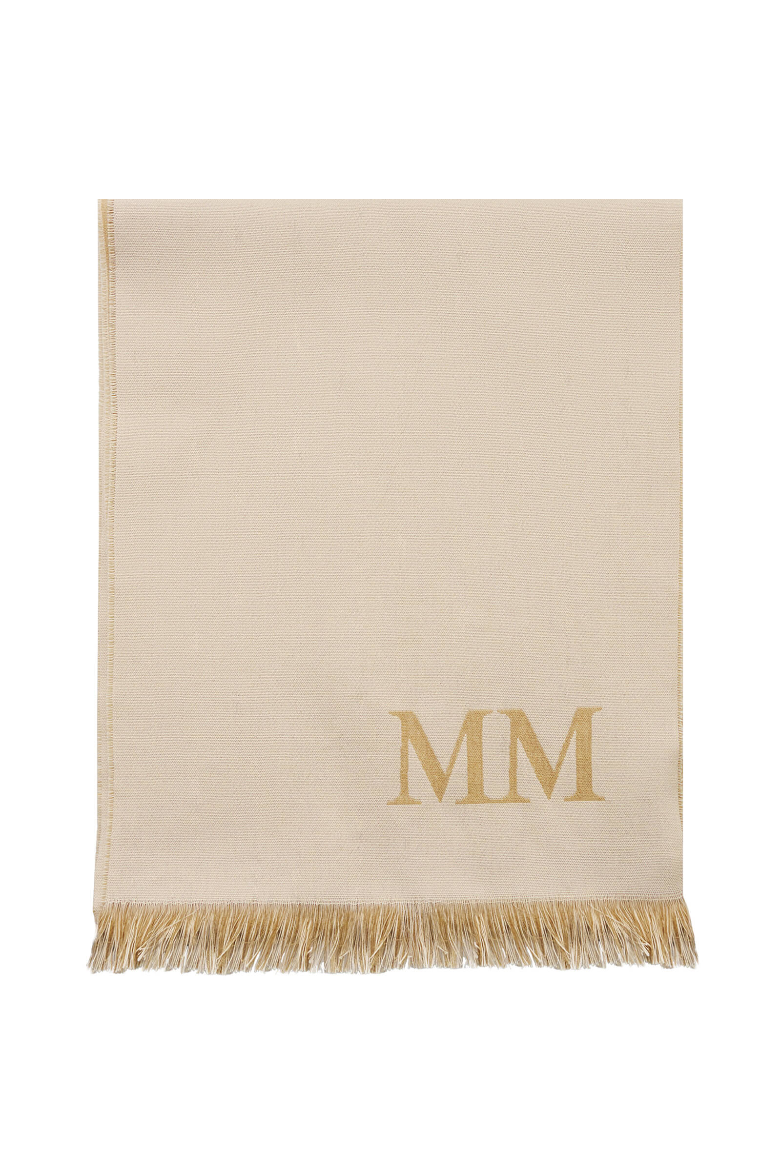 Палантин из хлопка и шерсти Бренд MM