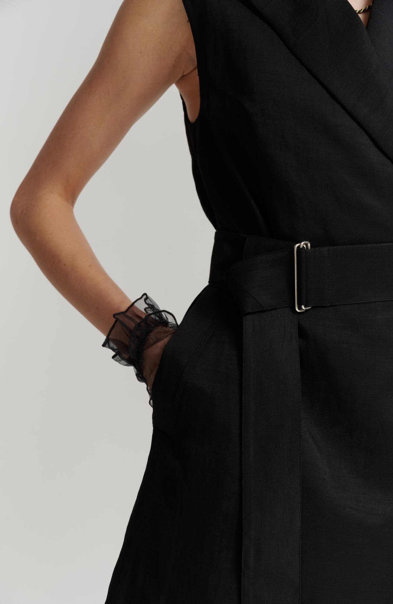 Удлиненный жилет с английским воротником Бренд GentryPortofino