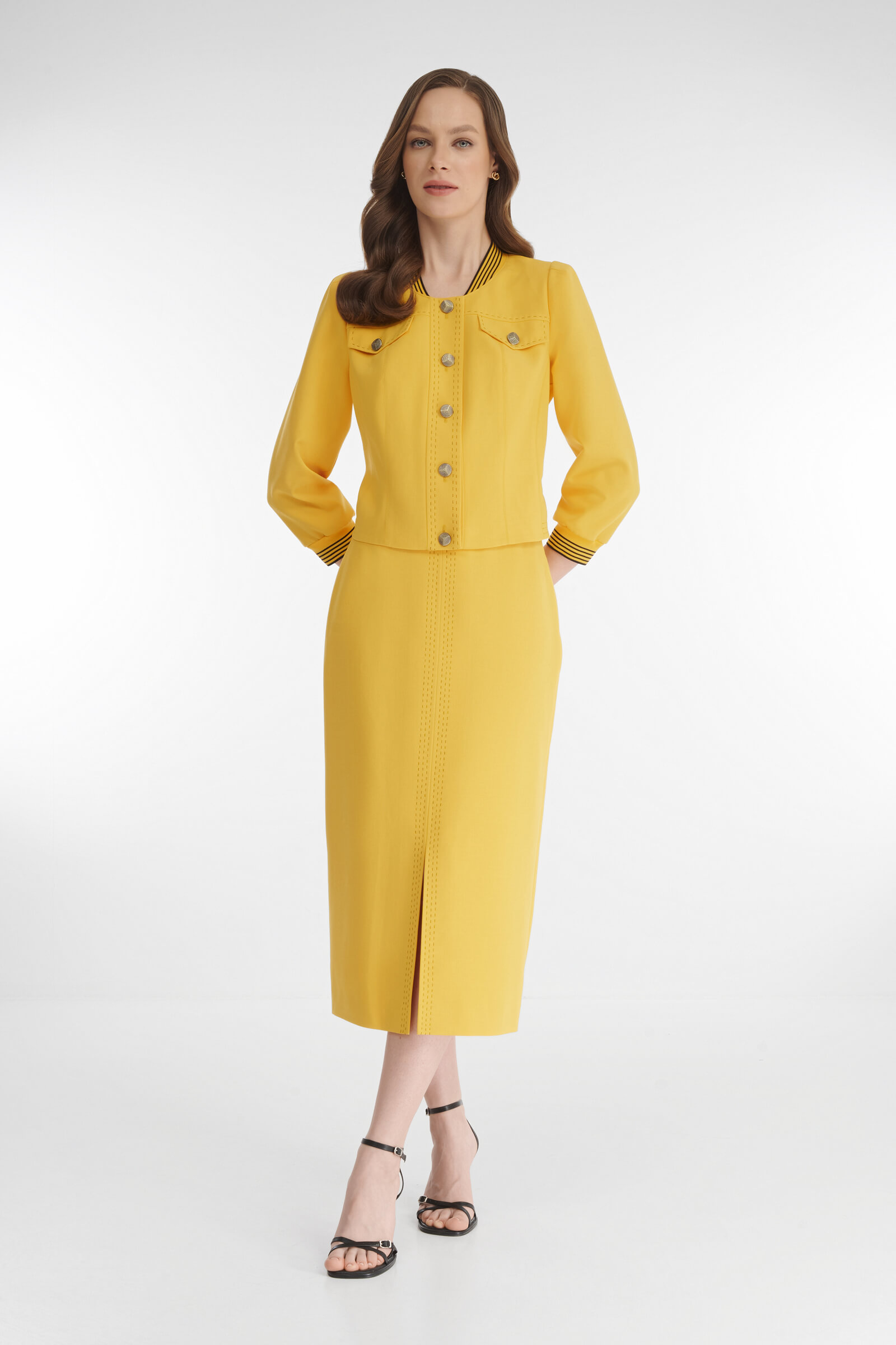 Укороченный жакет Бренд Caterina Leman