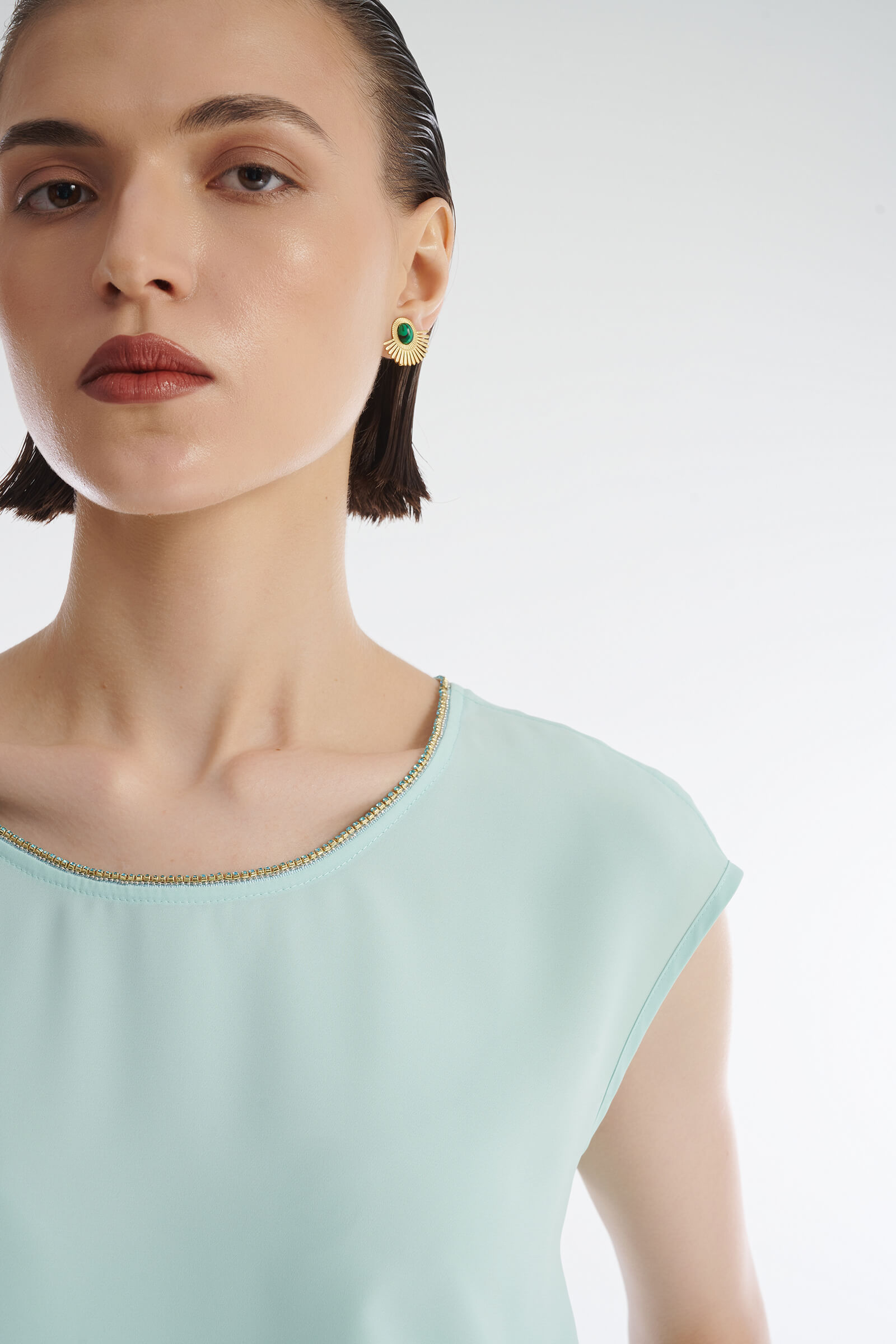 Топ со стразами Бренд Caterina Leman