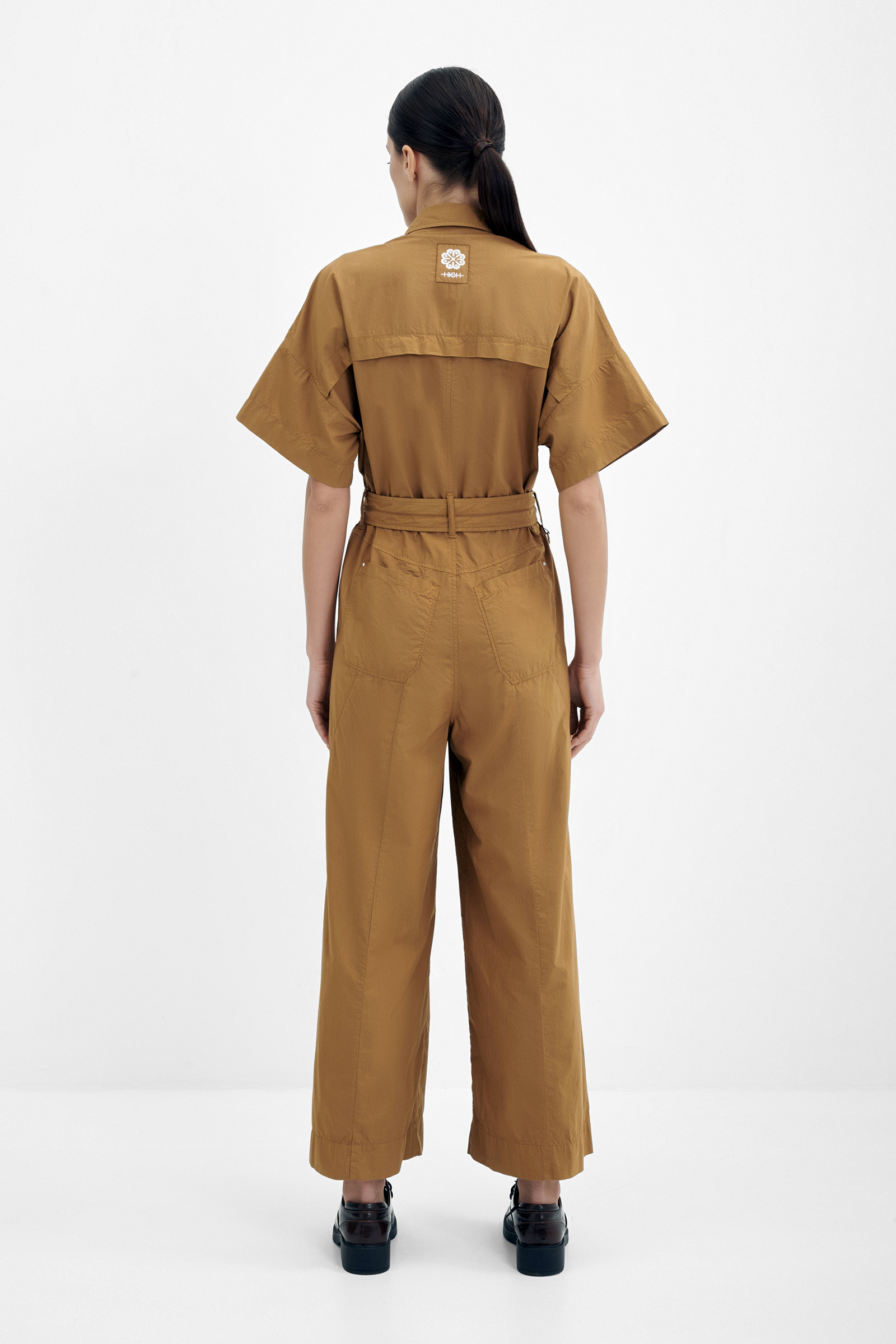 Комбинезон с поясом Бренд High