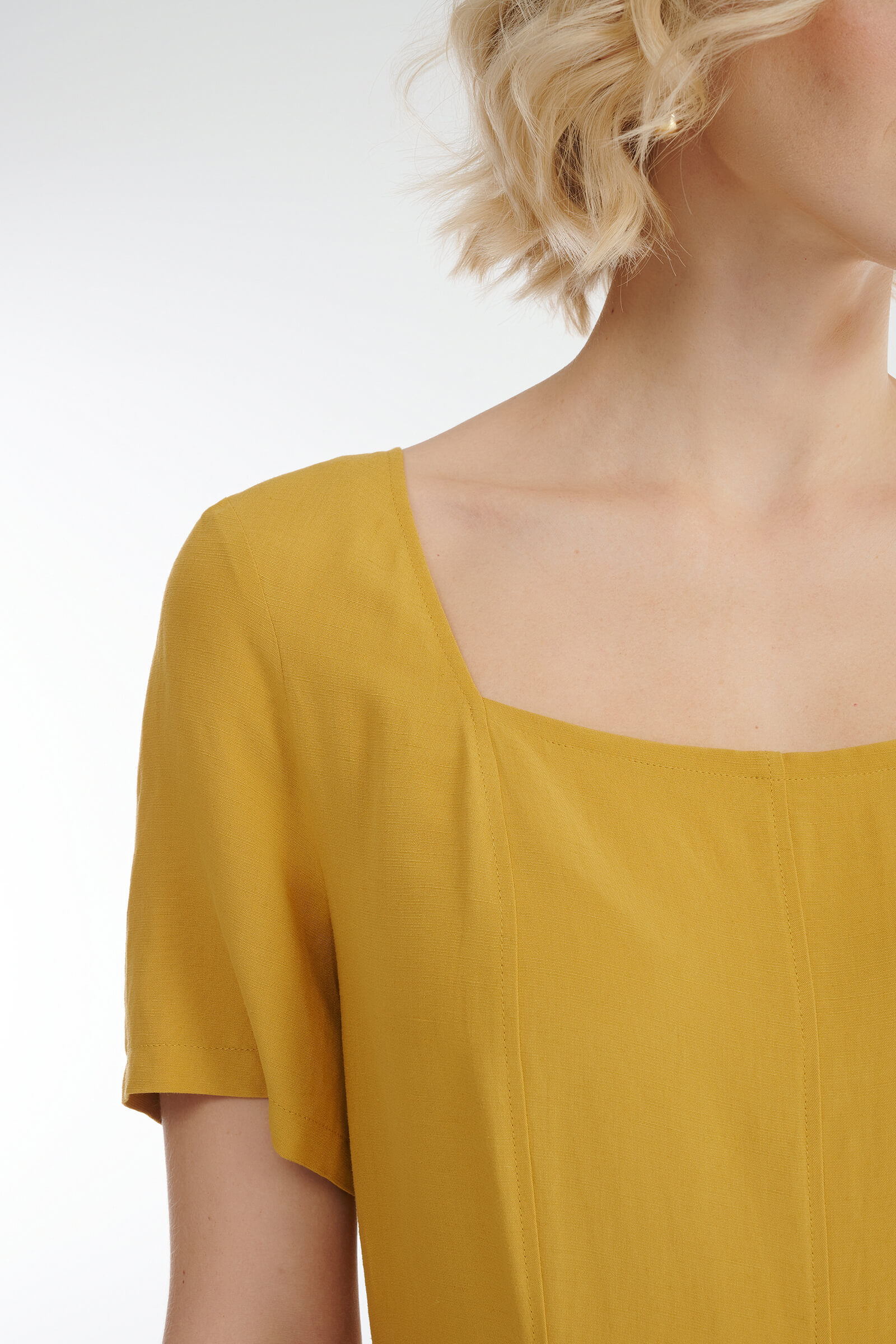 Платье расклешенного кроя из шелковистой вискозы Бренд Diana Gallesi