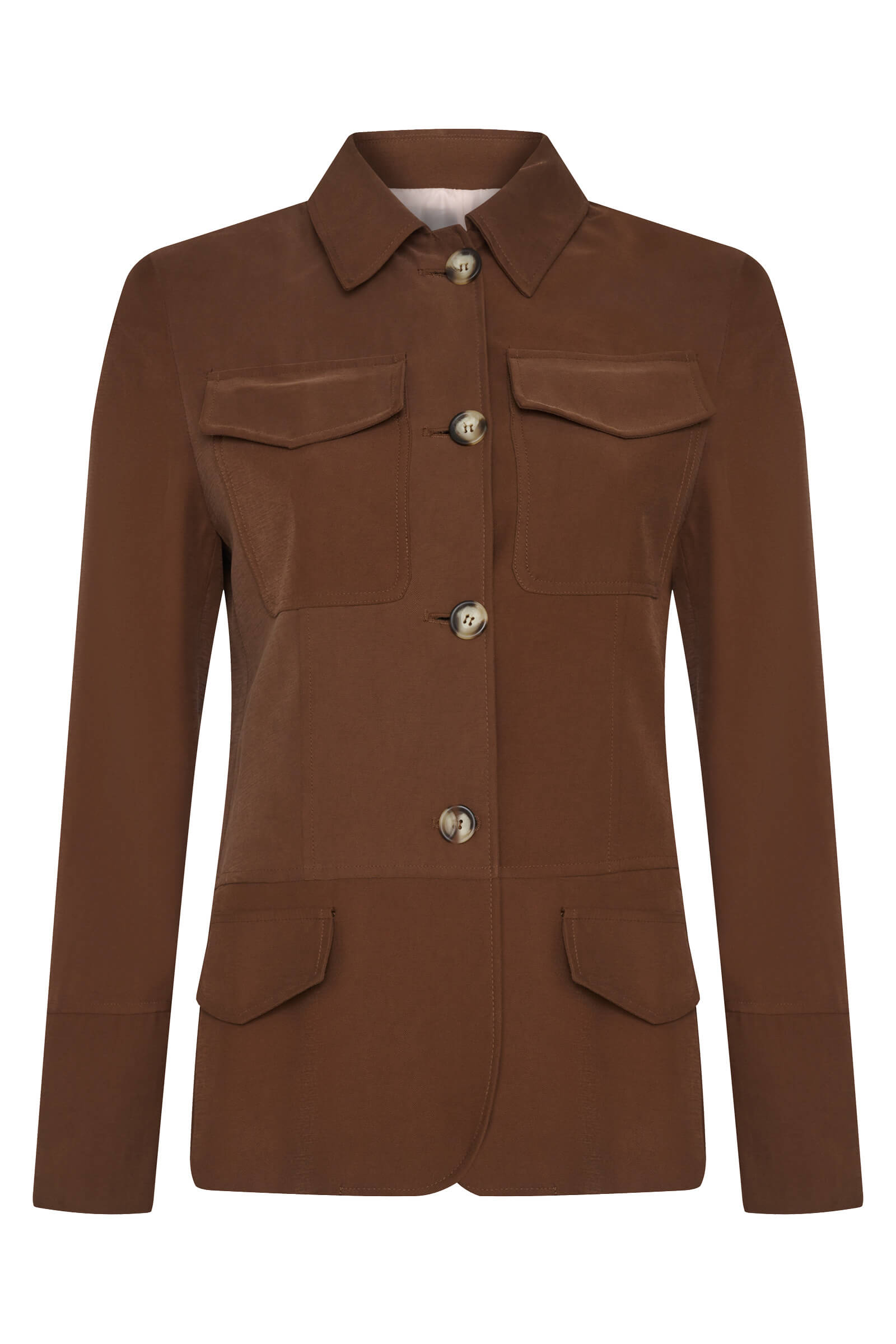 Приталенный жакет с карманами Бренд Diana Gallesi