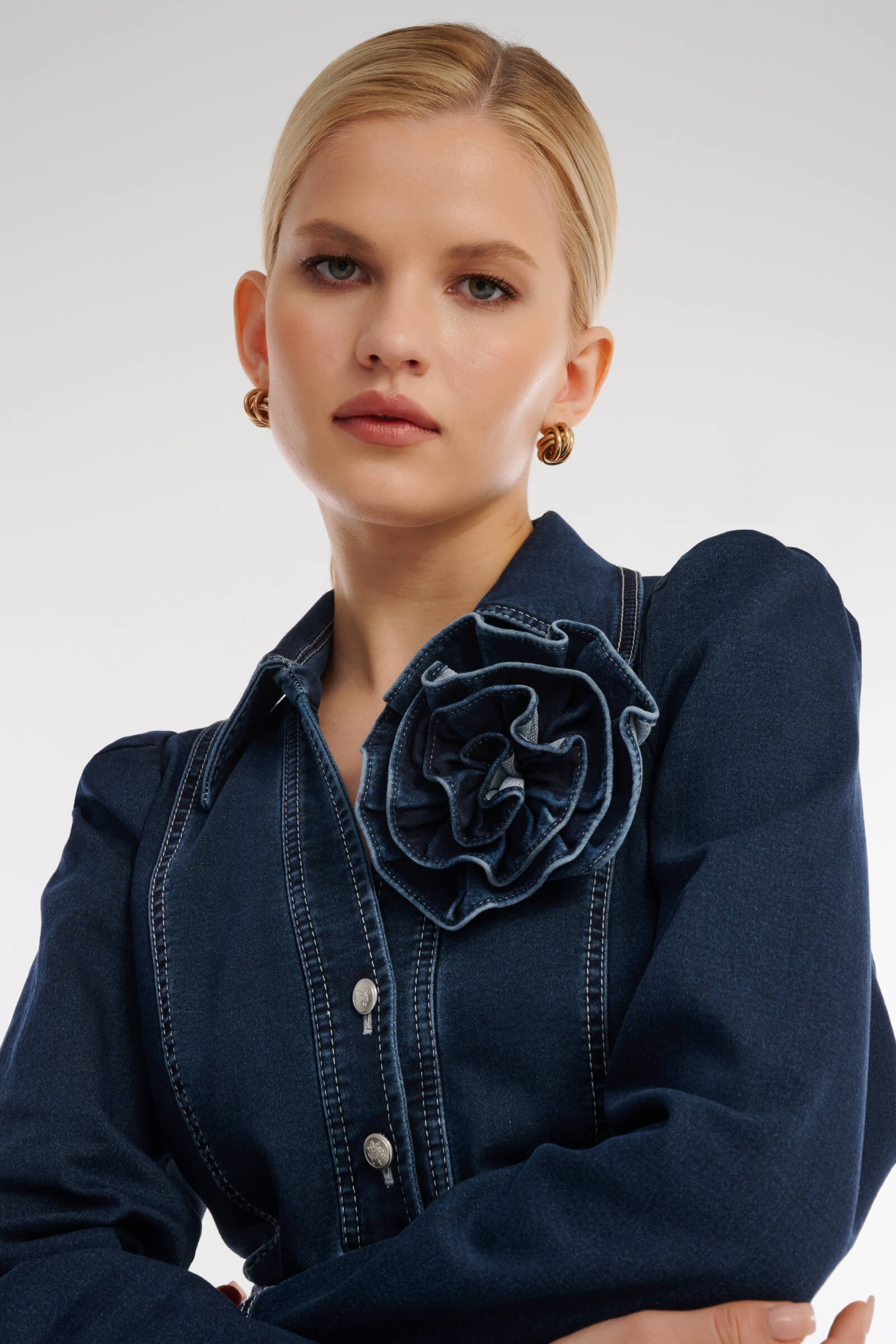 Платье из денима Бренд Caterina Leman