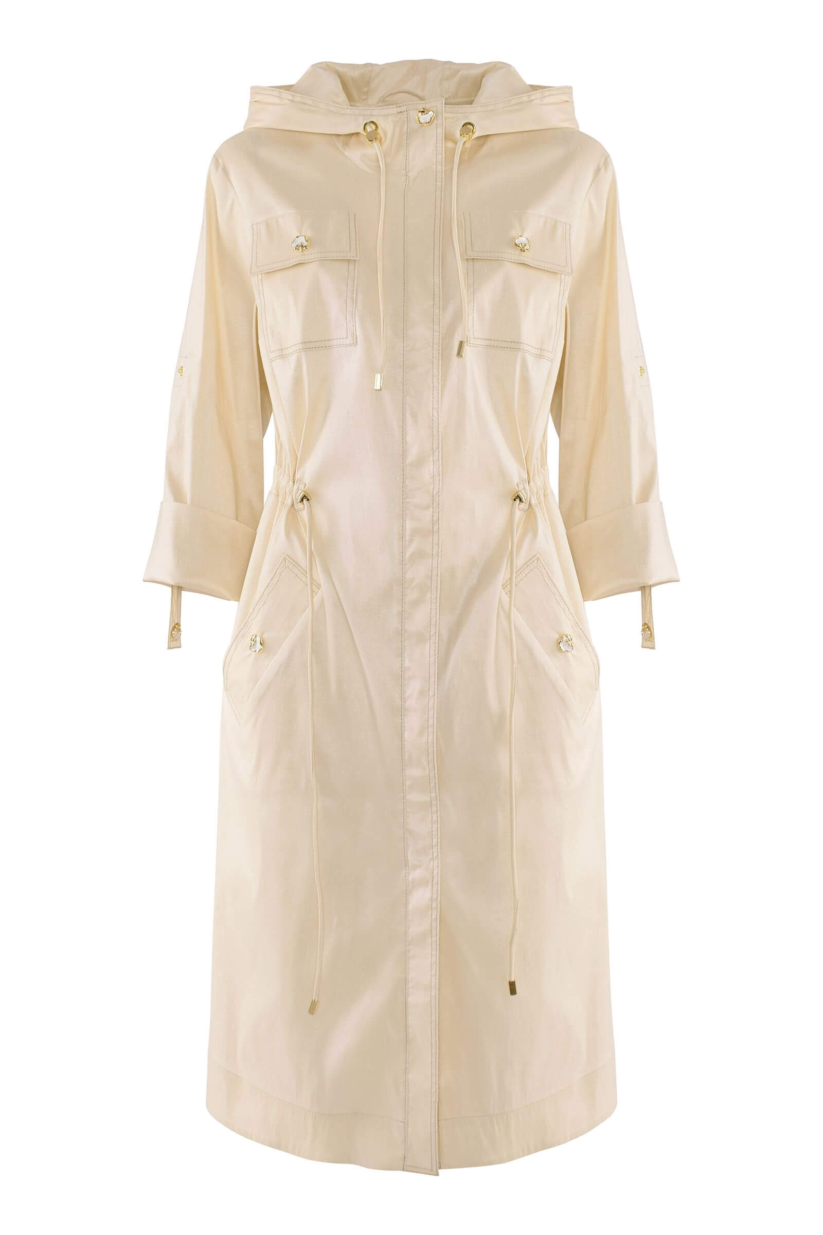 Легкий плащ с капюшоном Бренд Caterina Leman