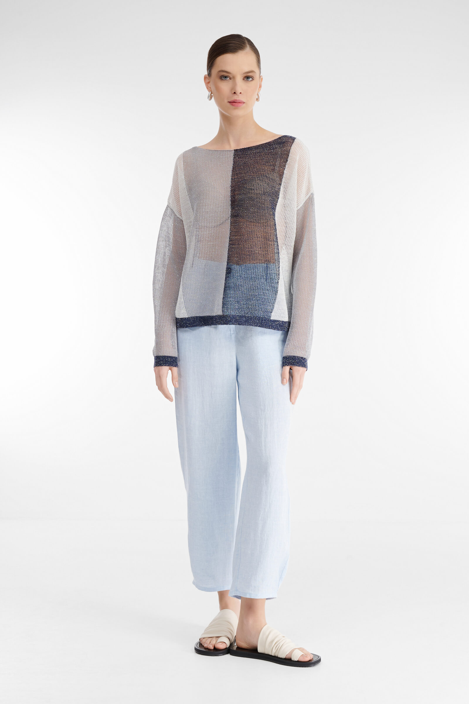 Джемпер из тонкого трикотажа Бренд Sarah Pacini