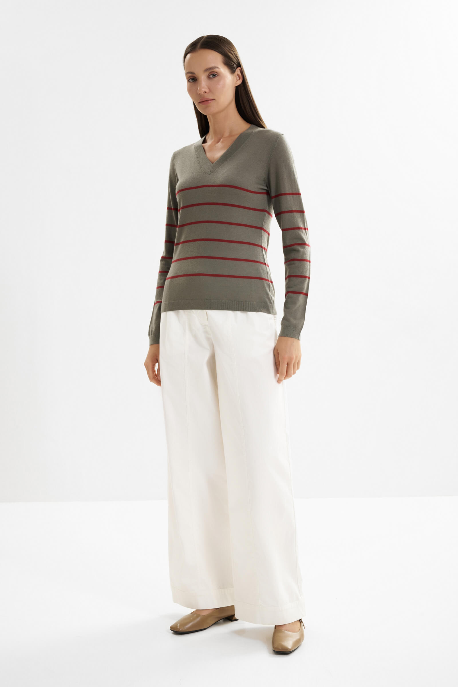 Пуловер из шерсти и кашемира Бренд MM