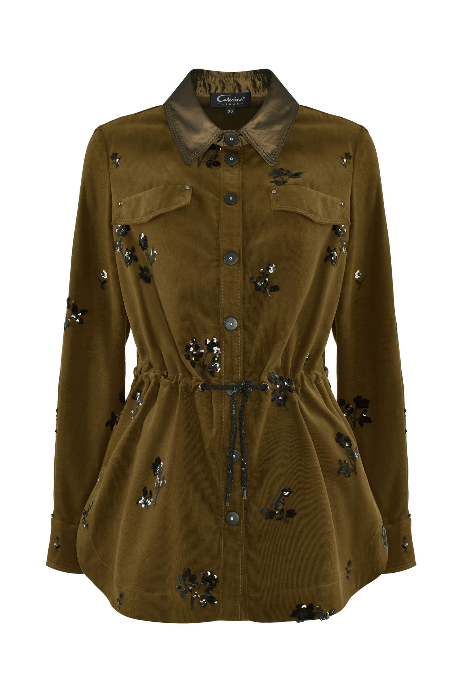 Туника из вельвета с пайетками Бренд Caterina Leman
