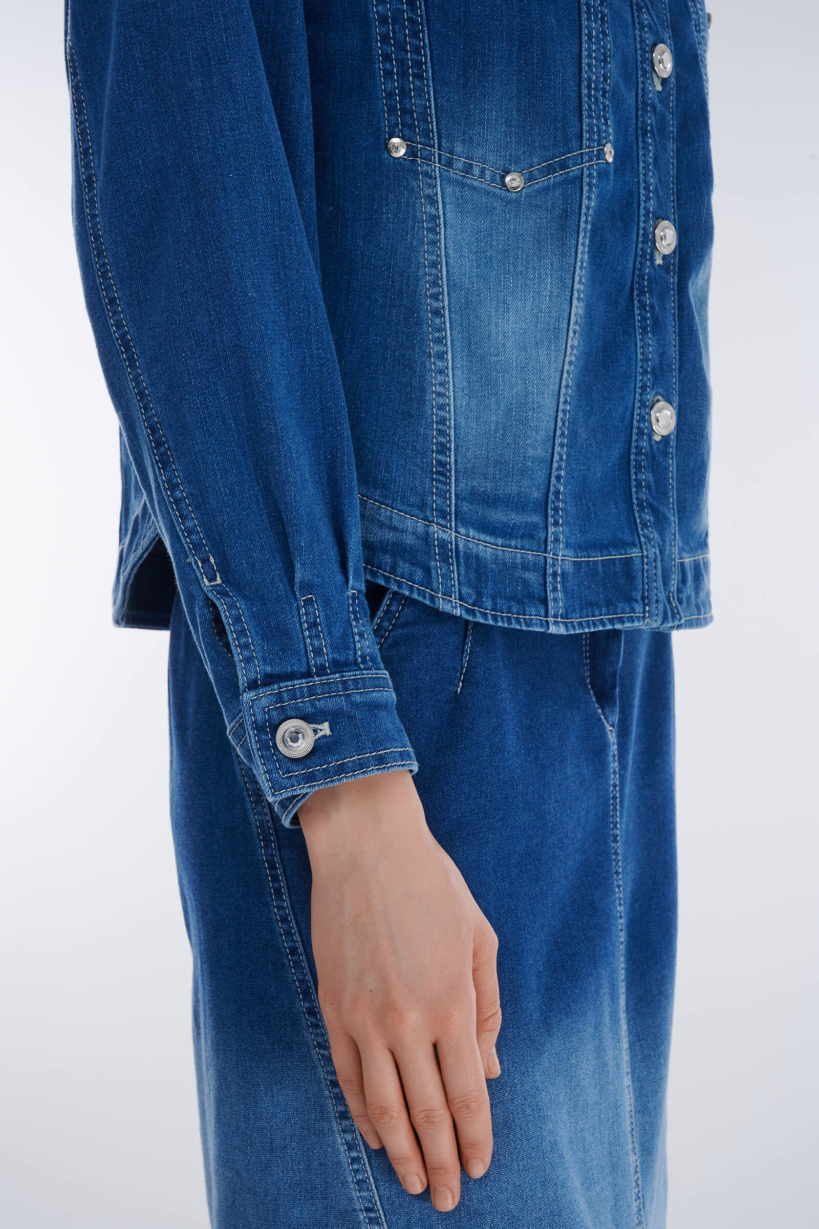 Джинсовая куртка со стразами Бренд Caterina Leman