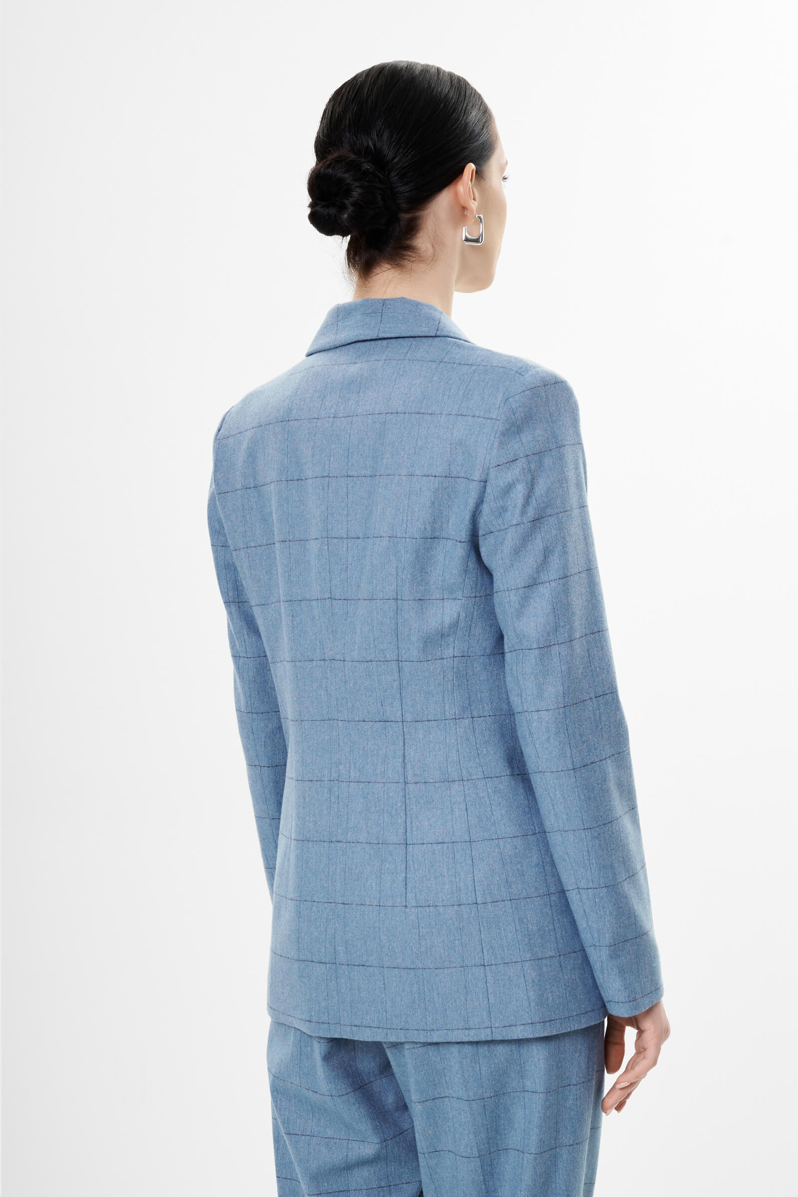 Однобортный пиджак с добавлением шерсти Бренд Diana Gallesi