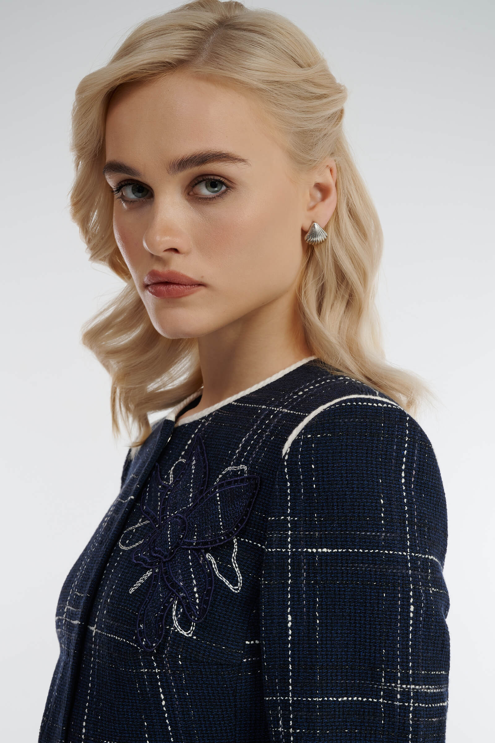 Жакет с вышитой аппликацией Бренд Caterina Leman