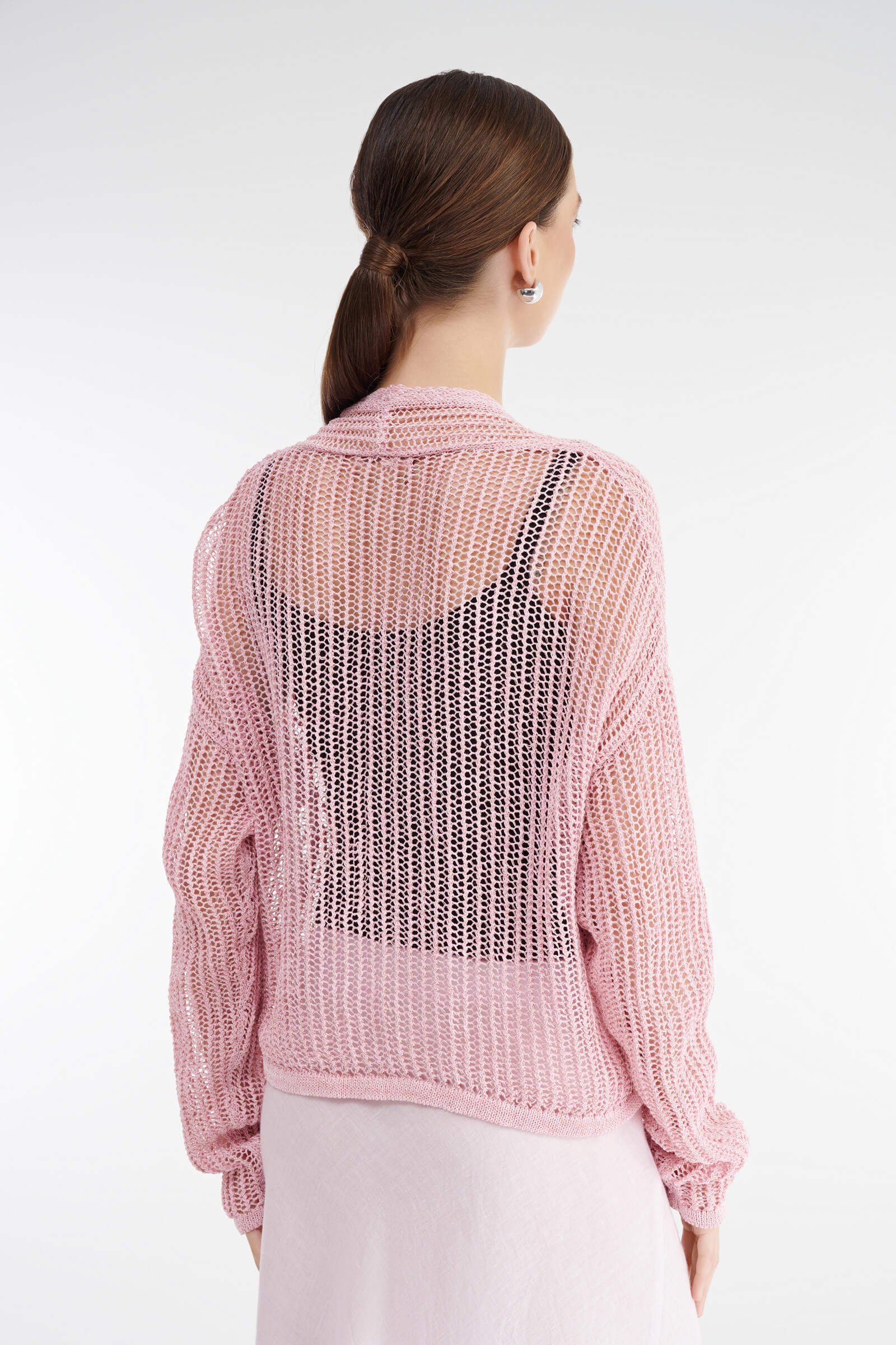 Тонкий вязаный кардиган Бренд Sarah Pacini