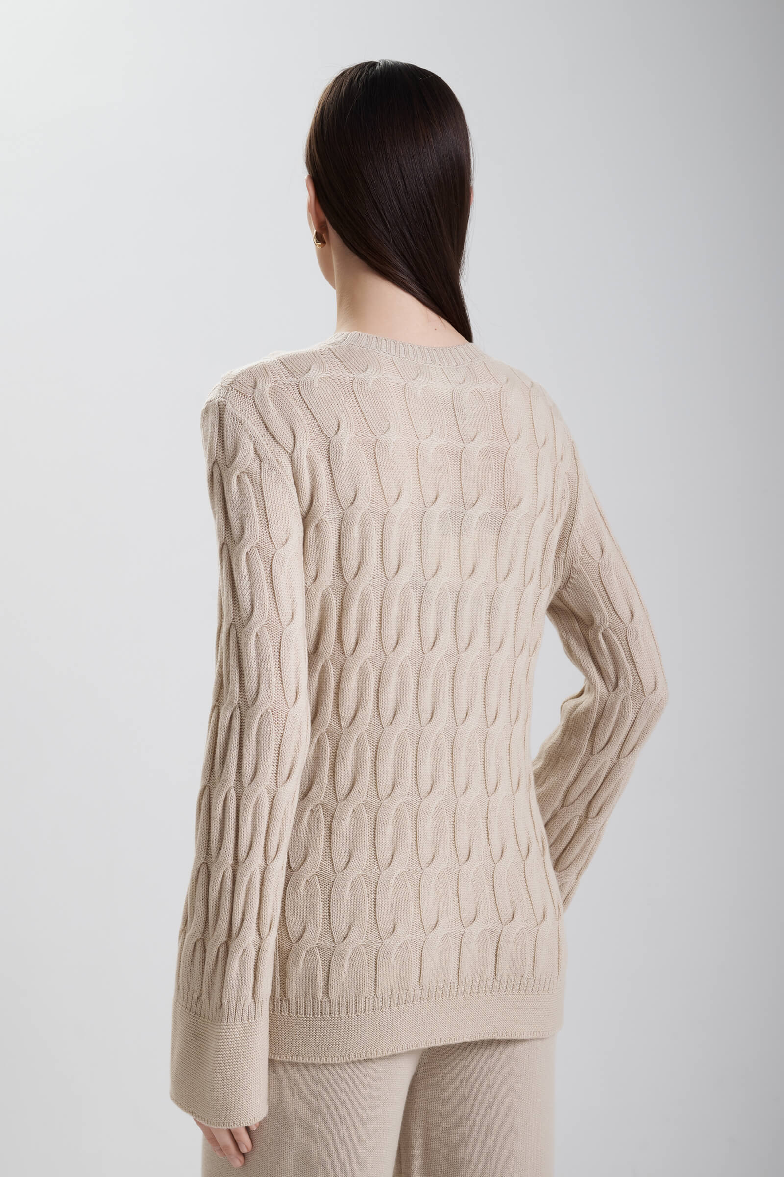 Фактурный джемпер из 100% шерсти Бренд MM