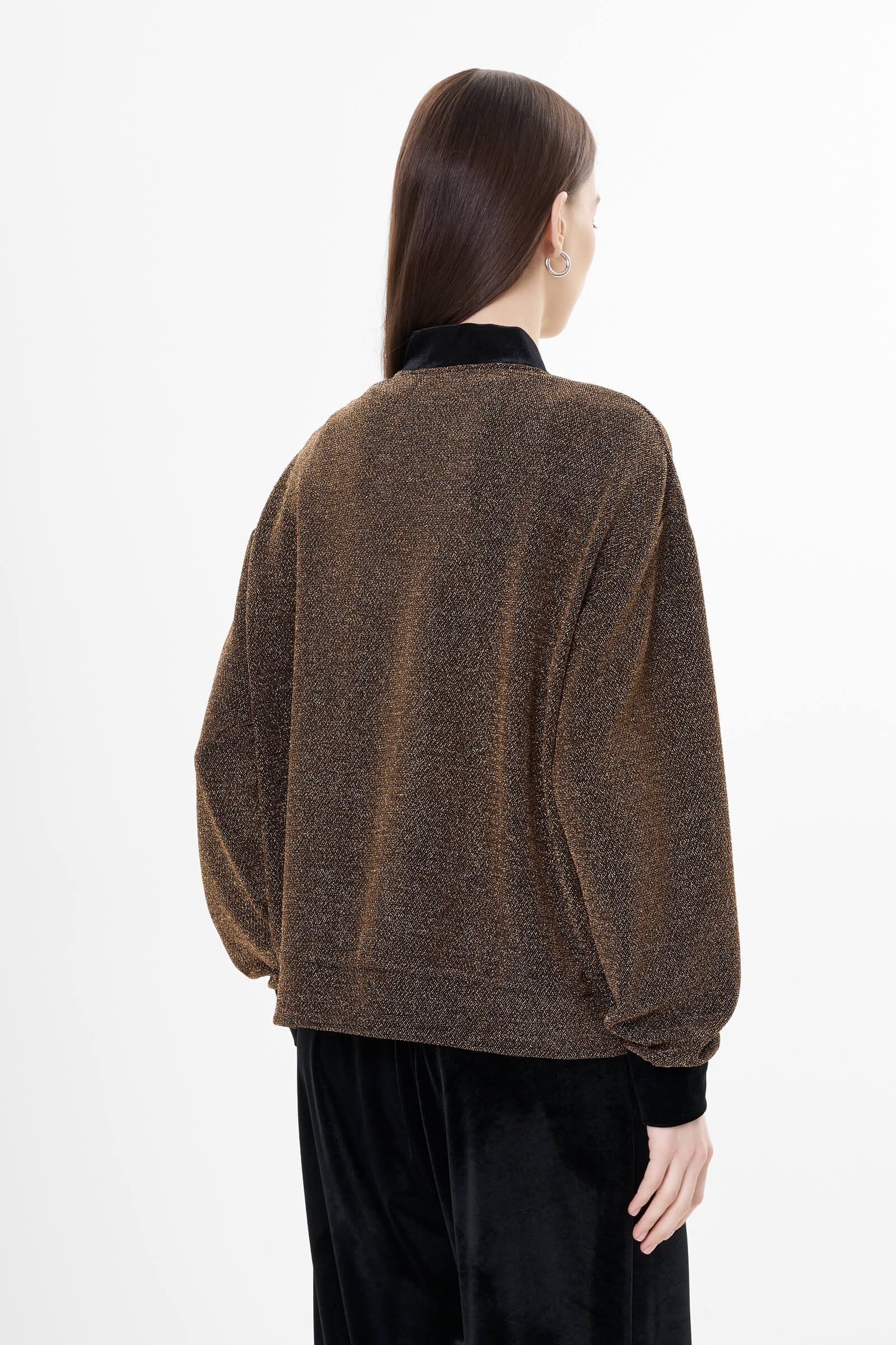 Бомбер с люрексом Бренд Luisa Viola