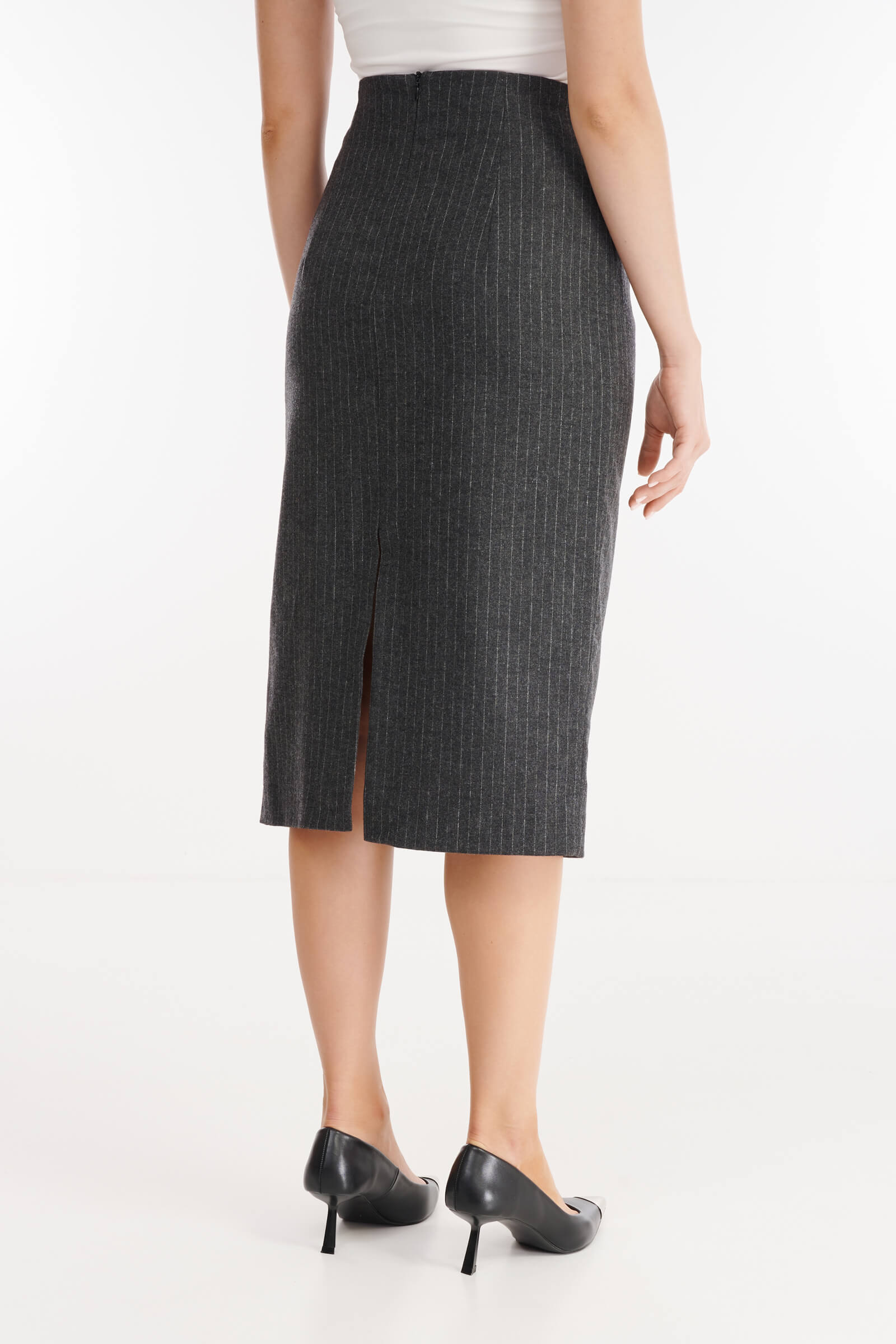 Миди юбка в тонкую полоску Бренд Diana Gallesi