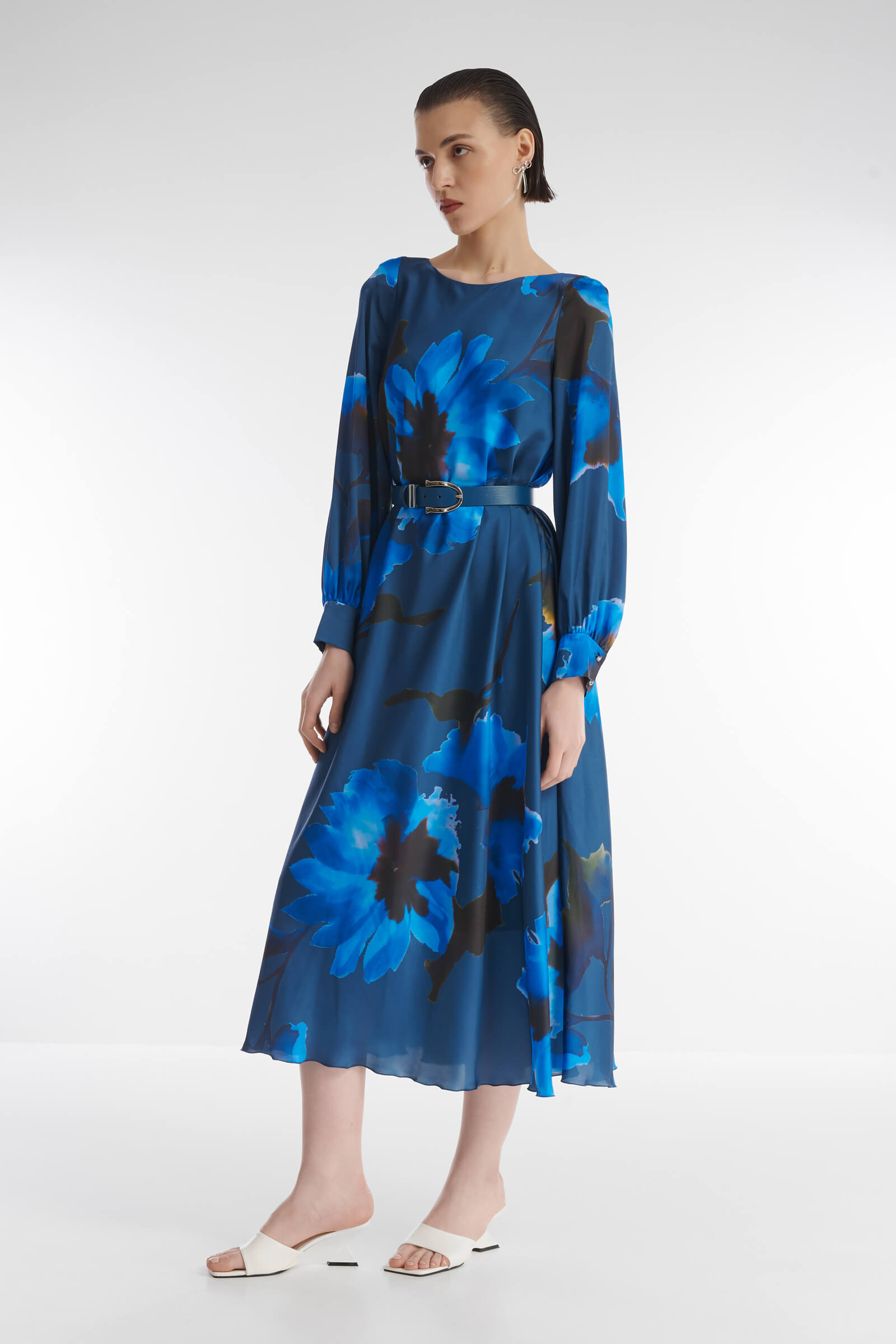 Платье с цветочным принтом Бренд Caterina Leman