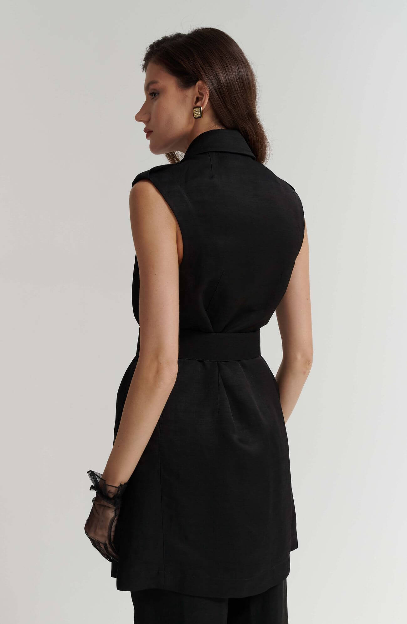 Удлиненный жилет с английским воротником Бренд GentryPortofino