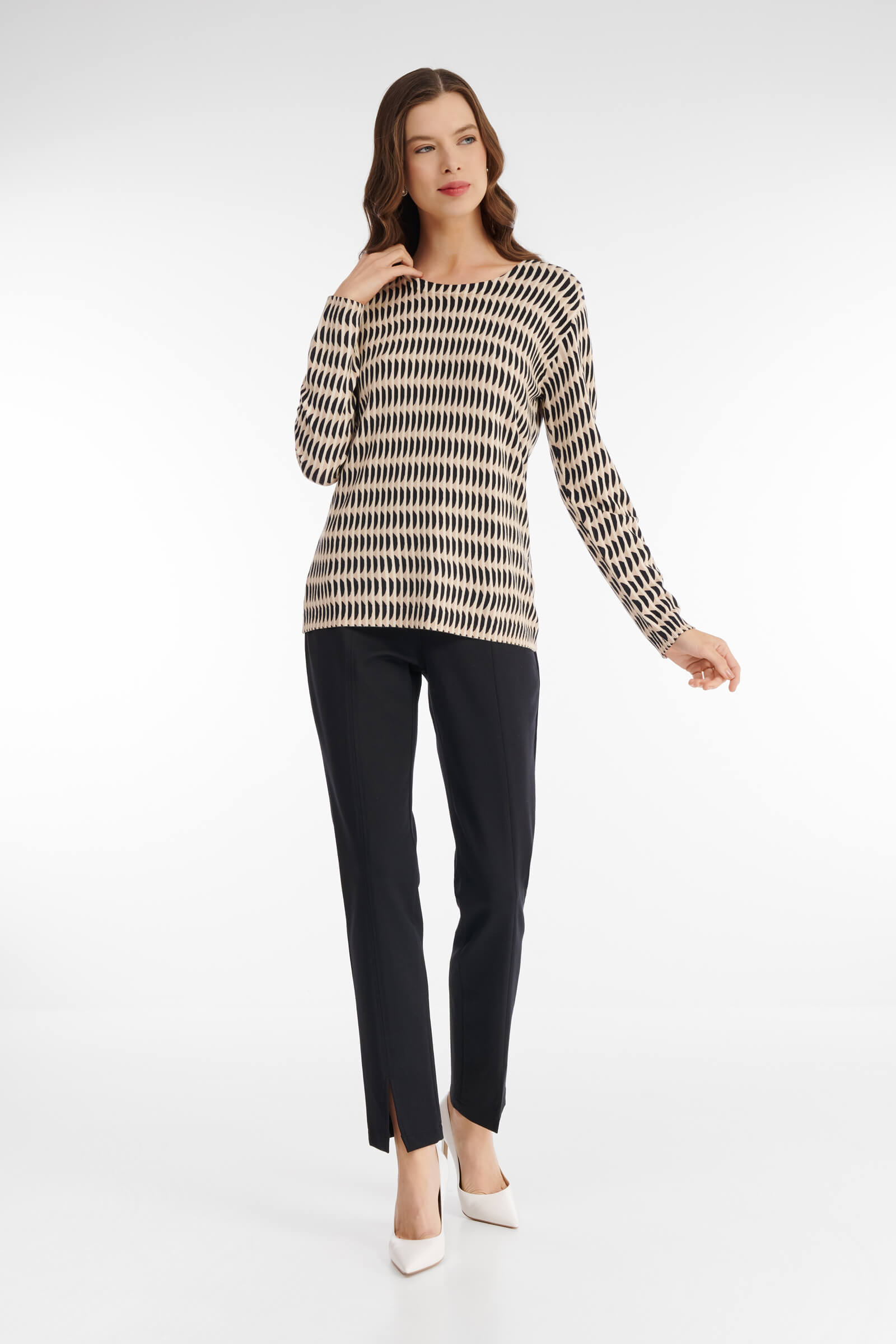 Джемпер с узором Бренд Diana Gallesi