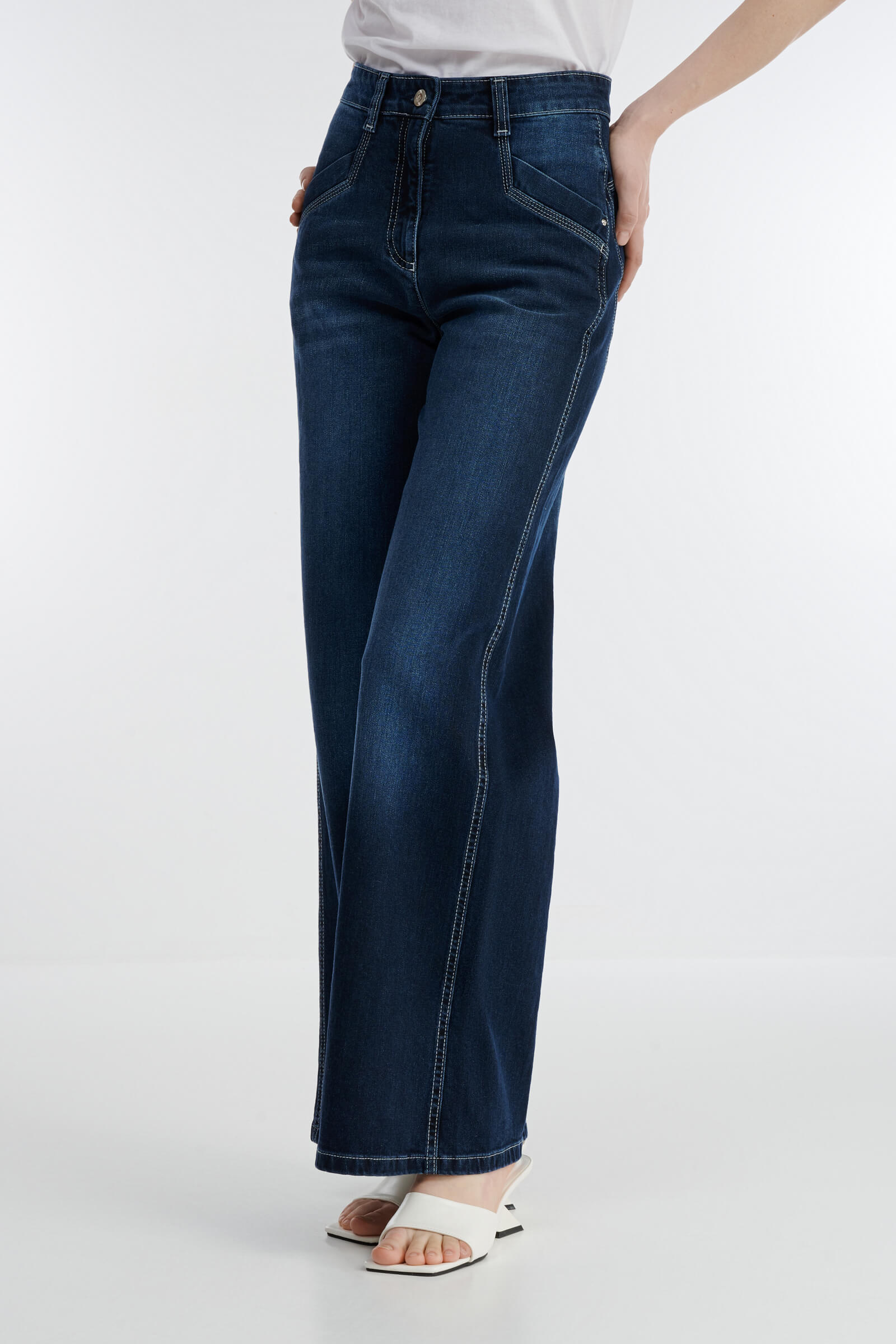 Джинсы с высокой посадкой Бренд Caterina Leman