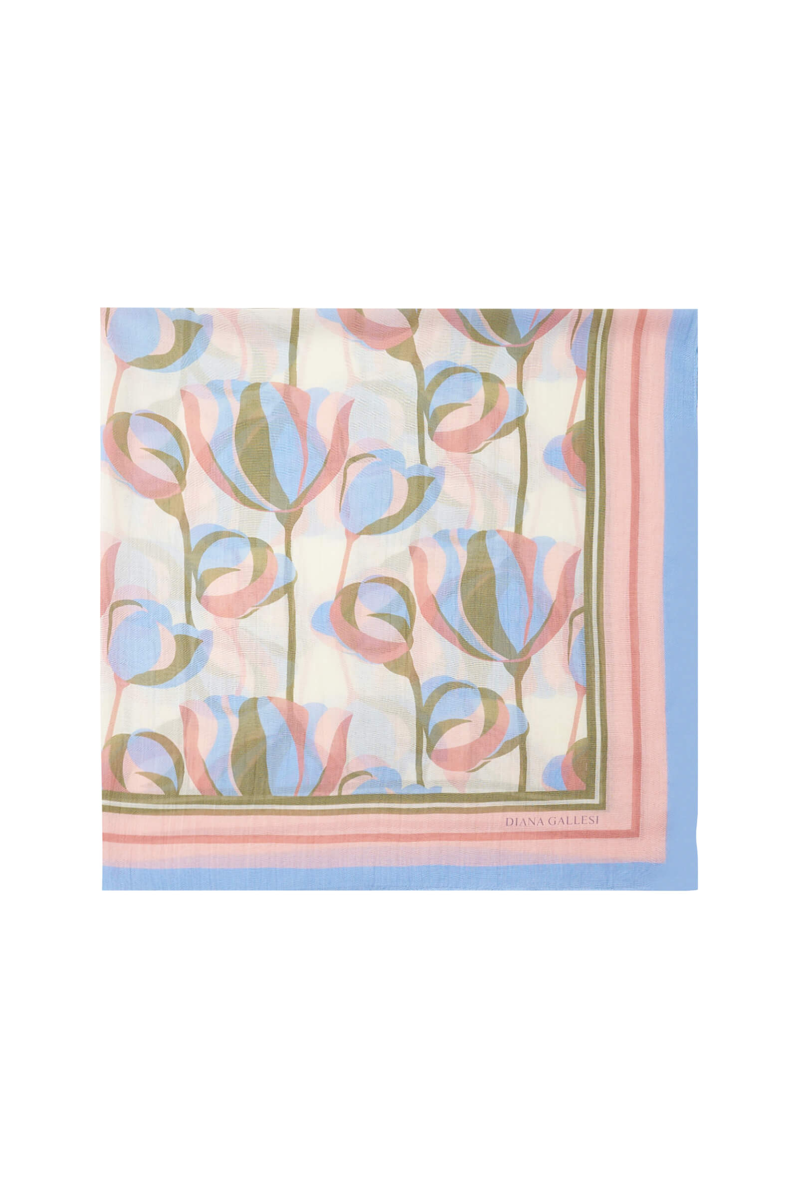 Палантин с принтом Бренд Diana Gallesi