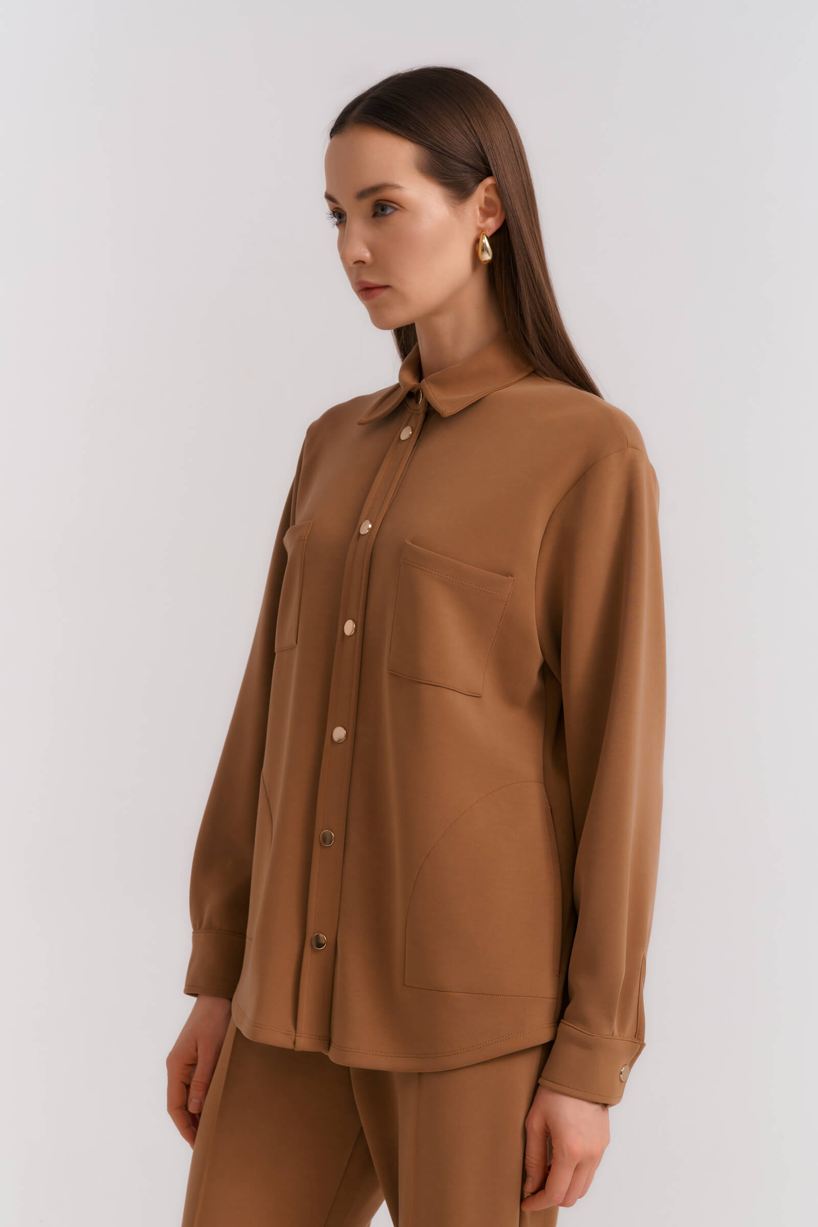 Рубашка из трикотажа Бренд Diana Gallesi