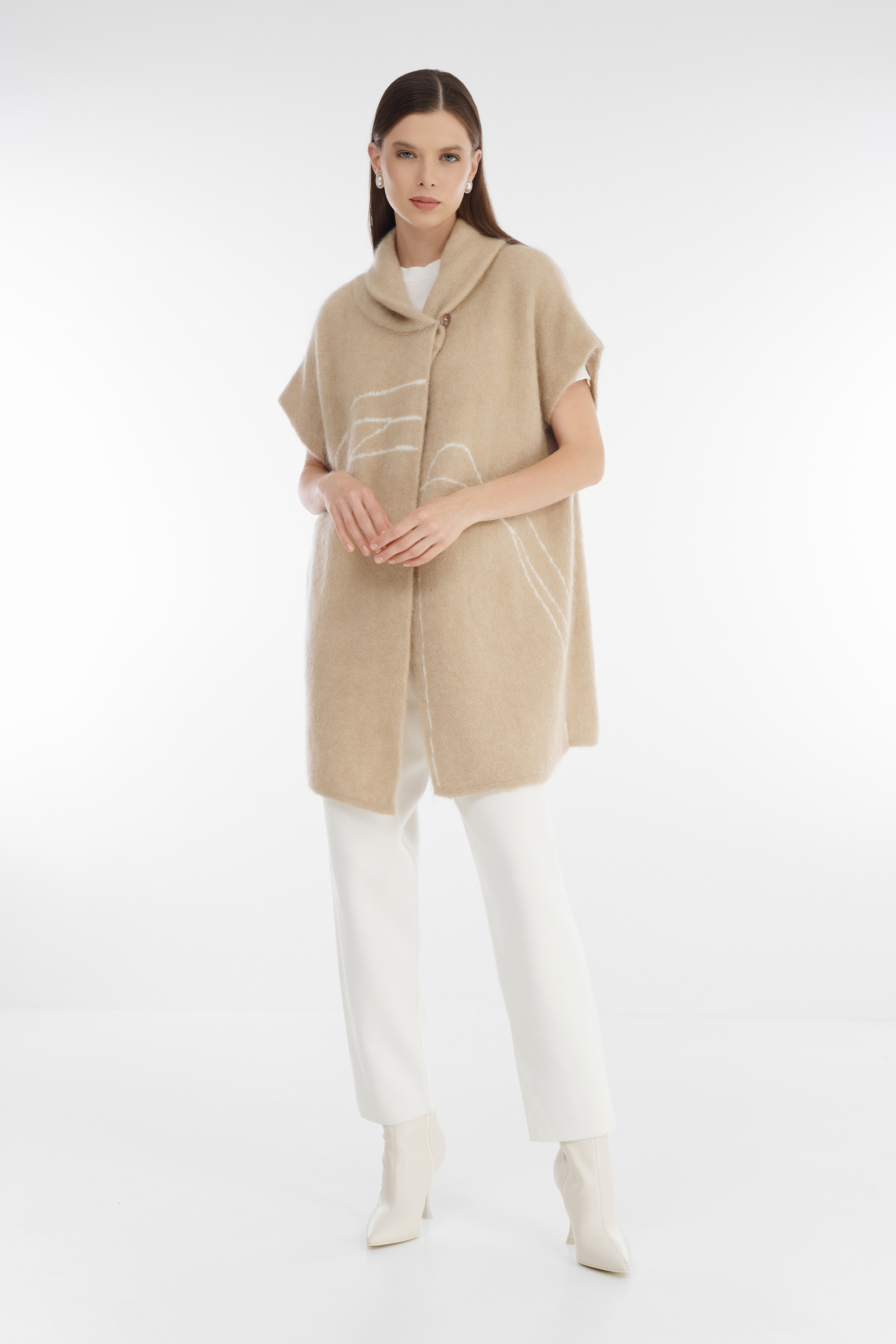 Кардиган с коротким рукавом Бренд Sarah Pacini