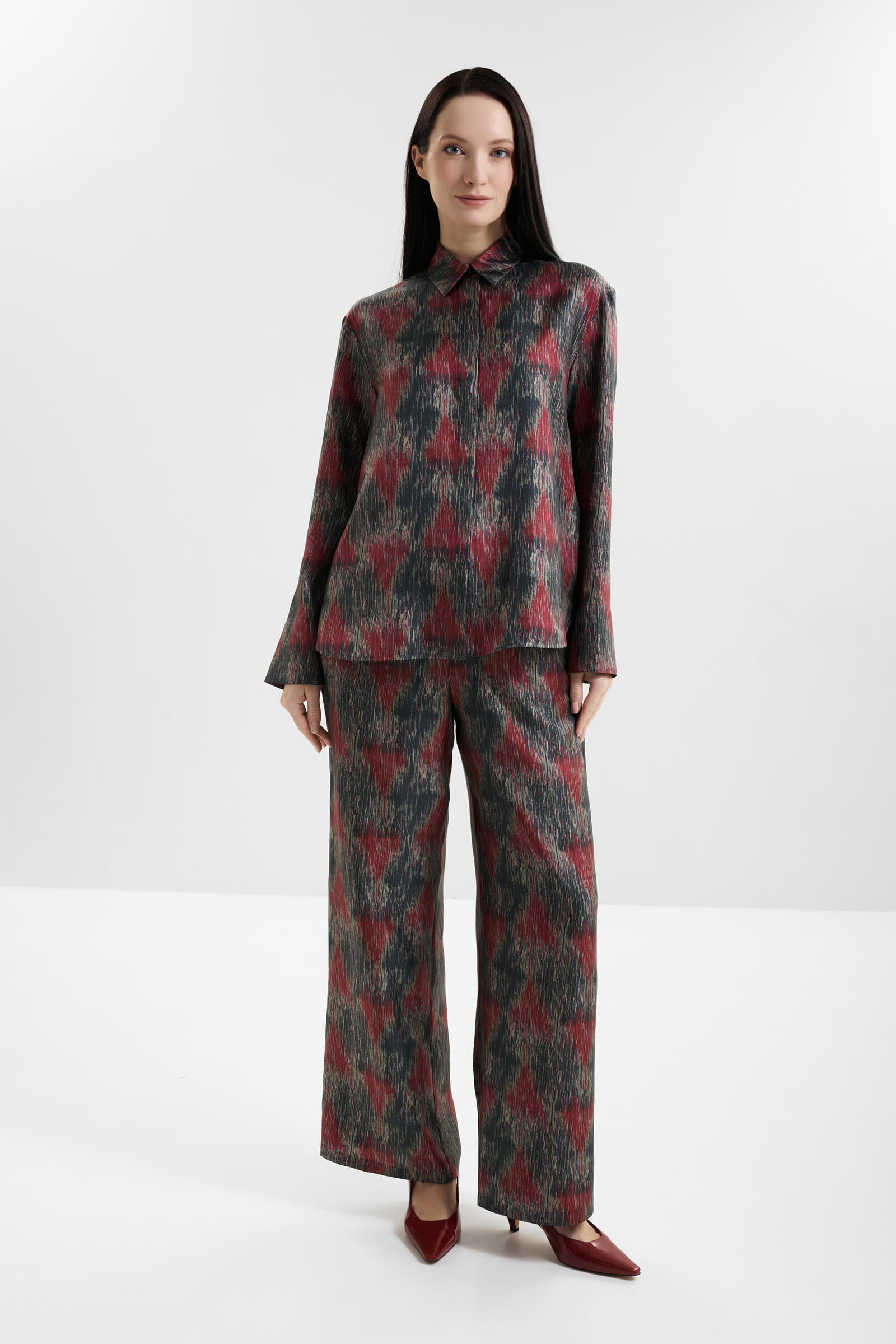 Рубашка из 100% шелка Бренд MM