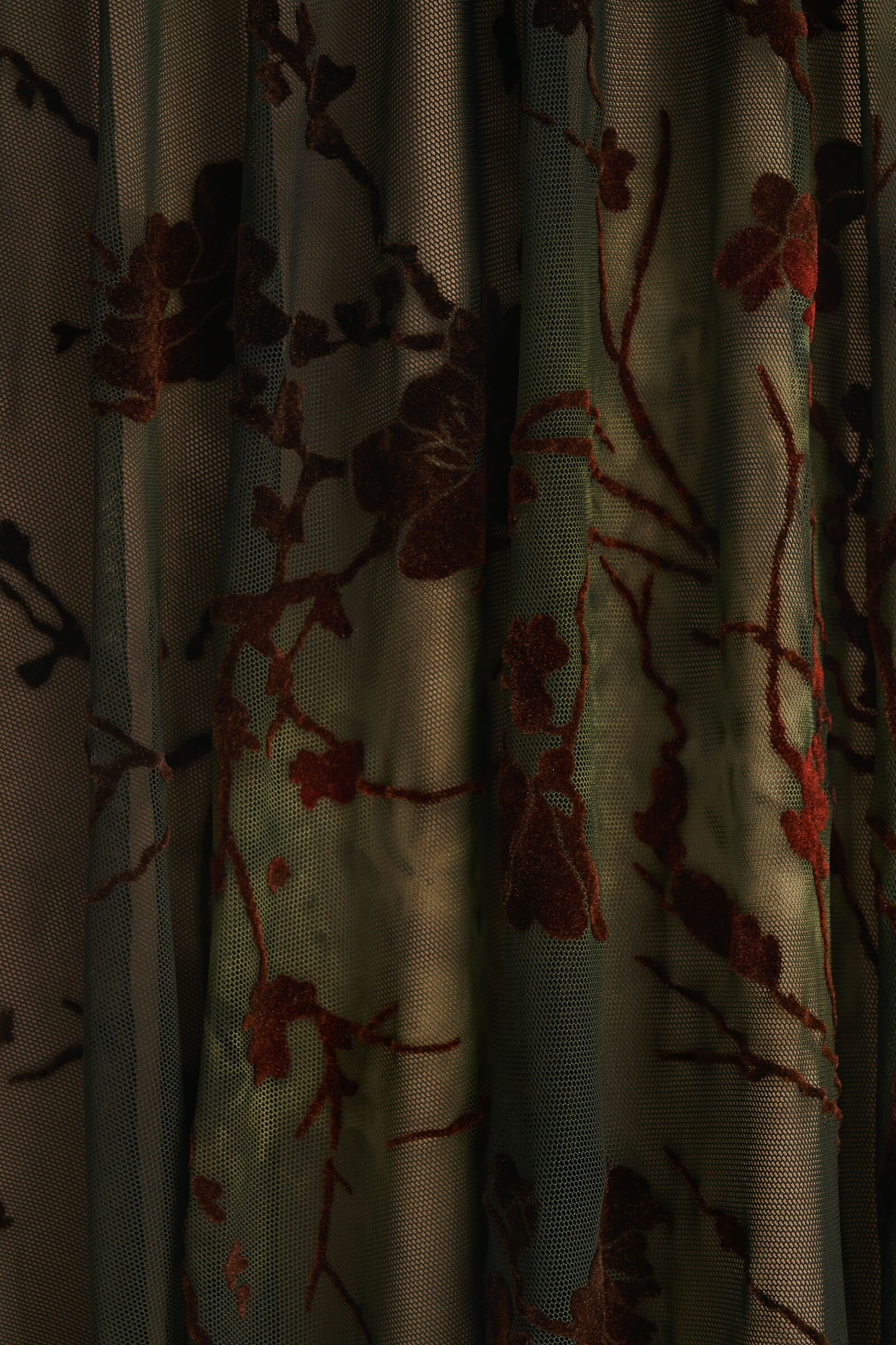 Платье-рубашка с бархатным цветочным узором Бренд Caterina Leman