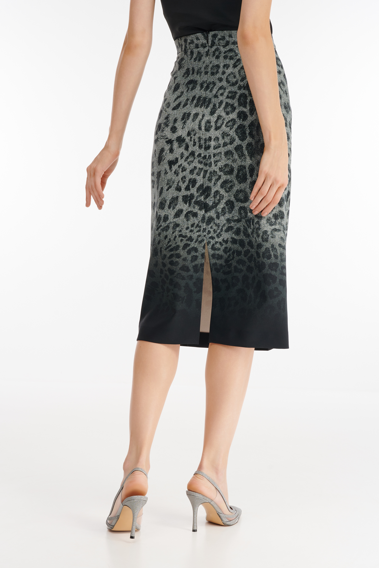 Юбка-карандаш с анималистичным принтом Бренд Daniela Drei