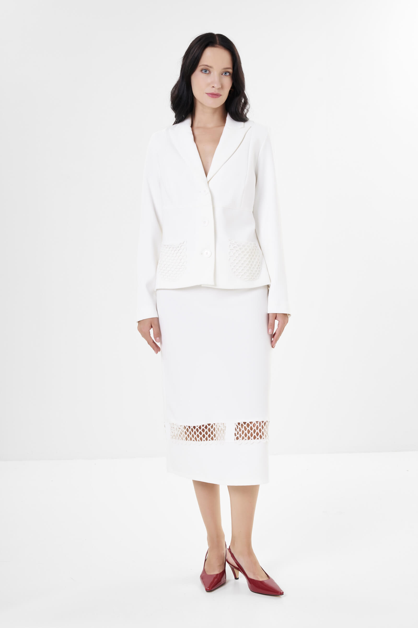 Юбка из смесовой вискозы Бренд Milva Mi