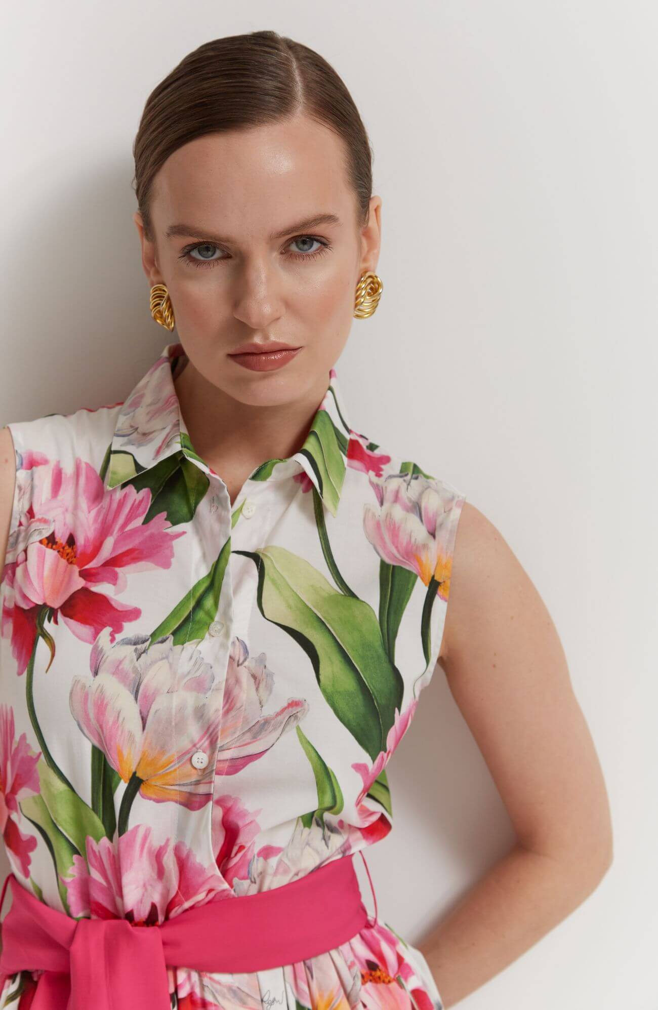 Платье с флоральным принтом Бренд Rocco Ragni