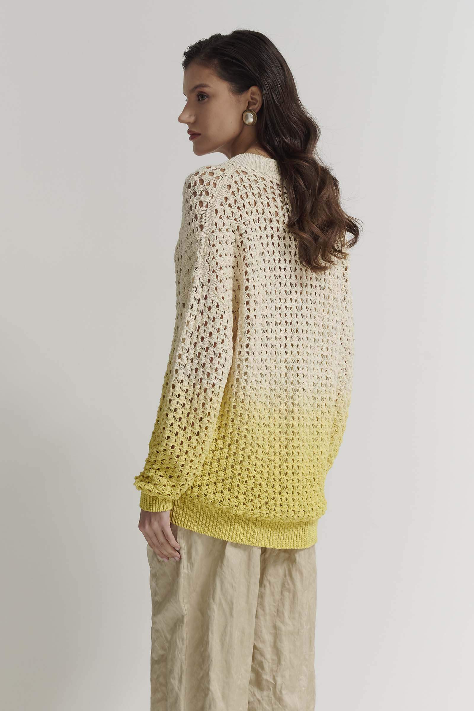 Удлиненный хлопковый пуловер Бренд GentryPortofino