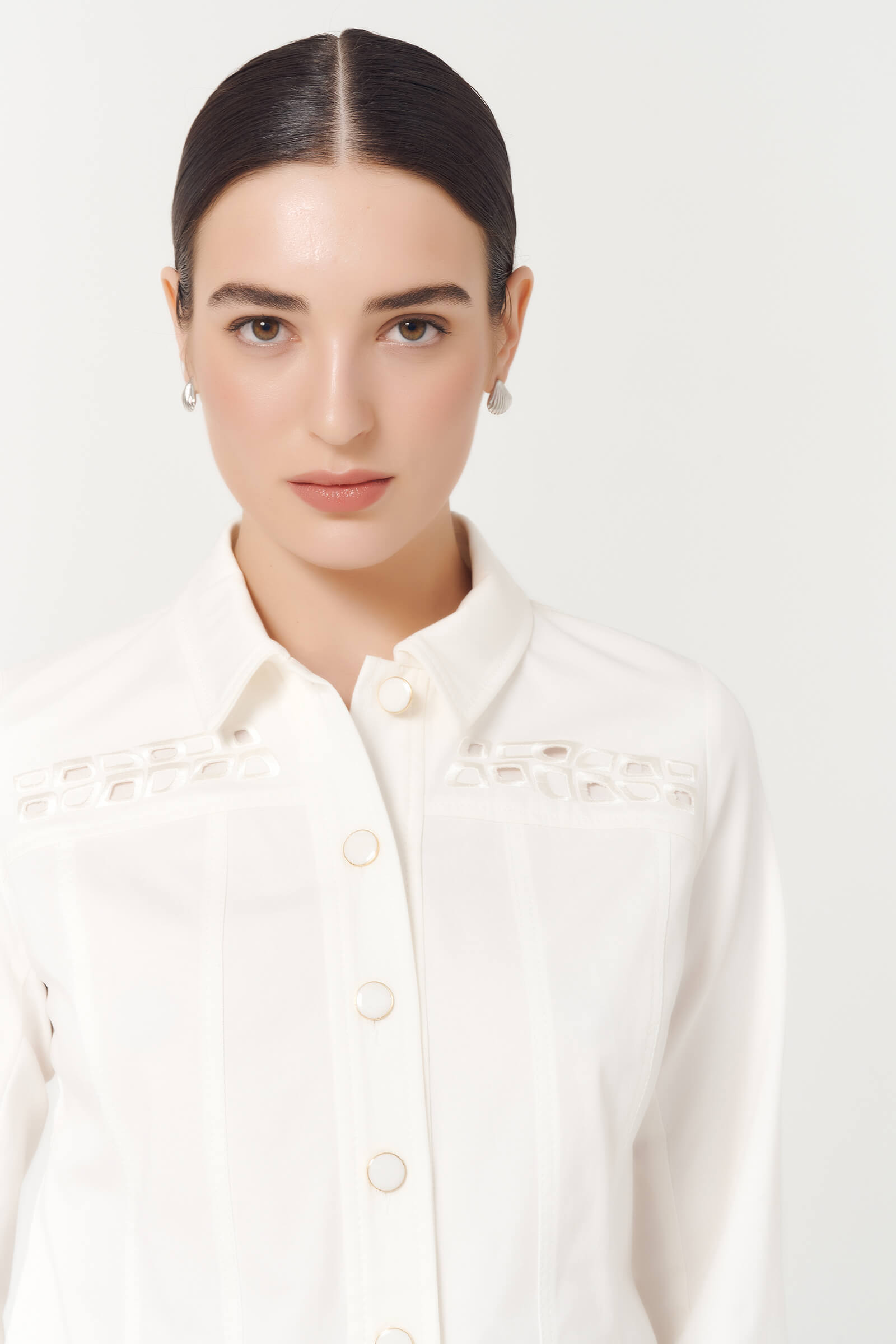 Укороченный жакет с вышивкой Бренд Caterina Leman