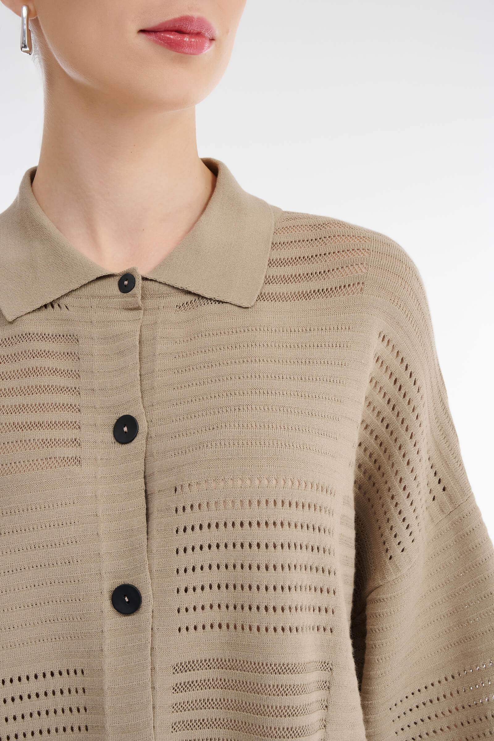 Кардиган с укороченным рукавом Бренд Sarah Pacini