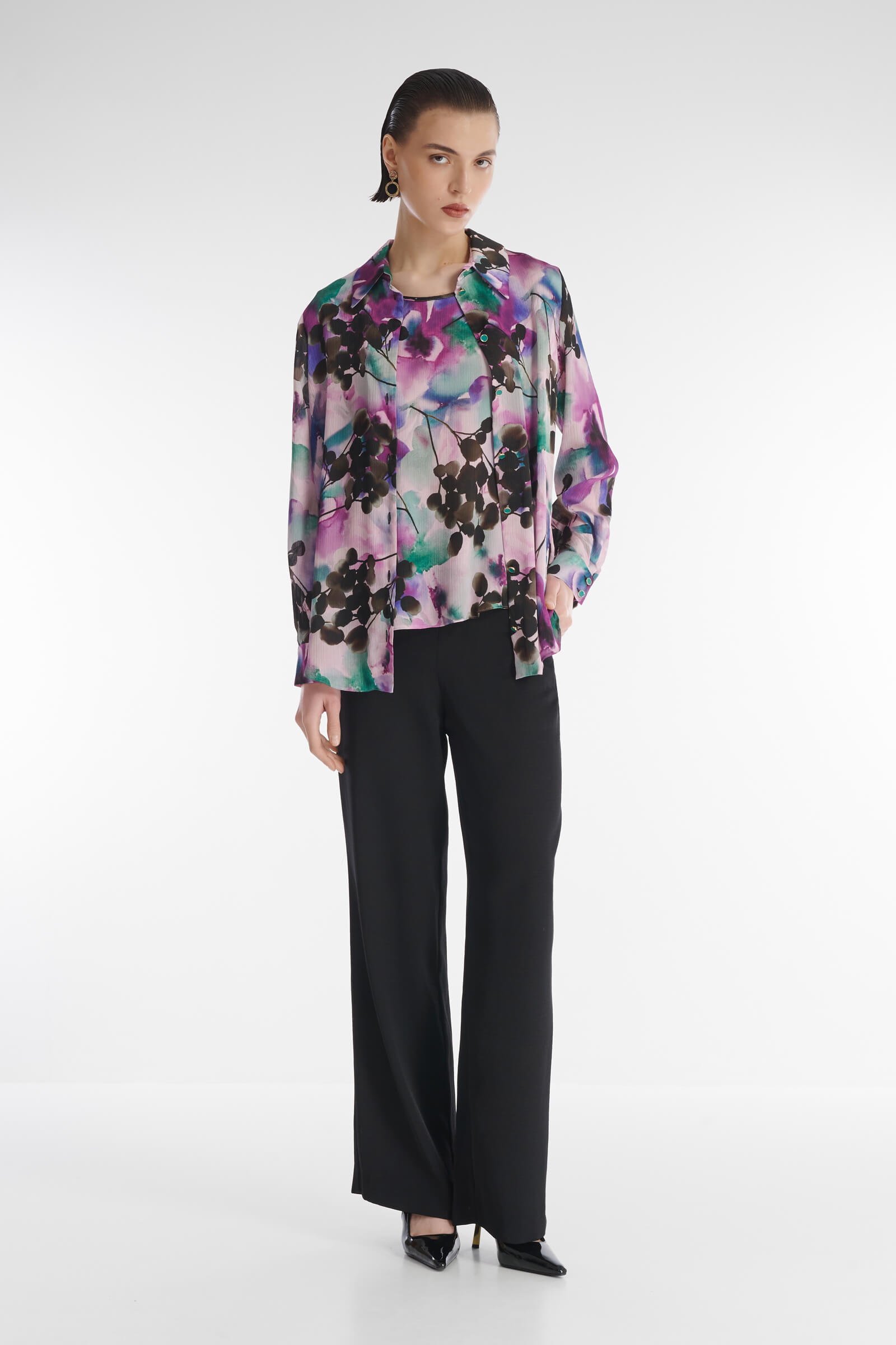 Топ с флористичным принтом Бренд Caterina Leman