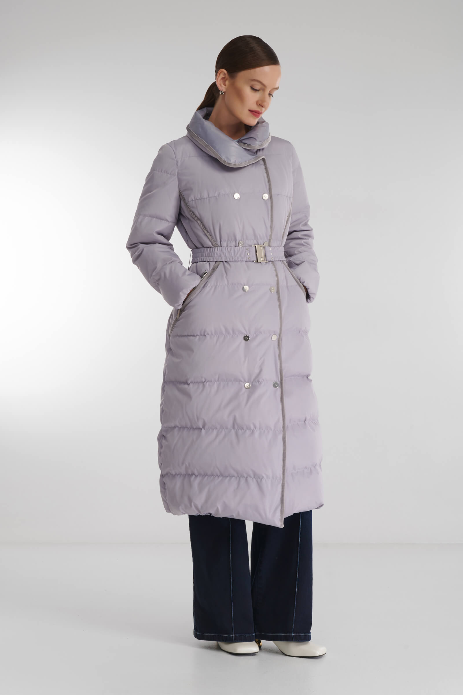 Длинное пуховое пальто Бренд Caterina Leman