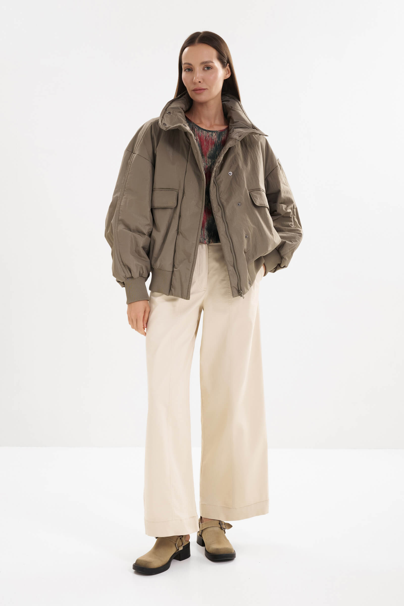 Куртка-бомбер из водонепроницаемого и ветрозащитного материала Бренд MM