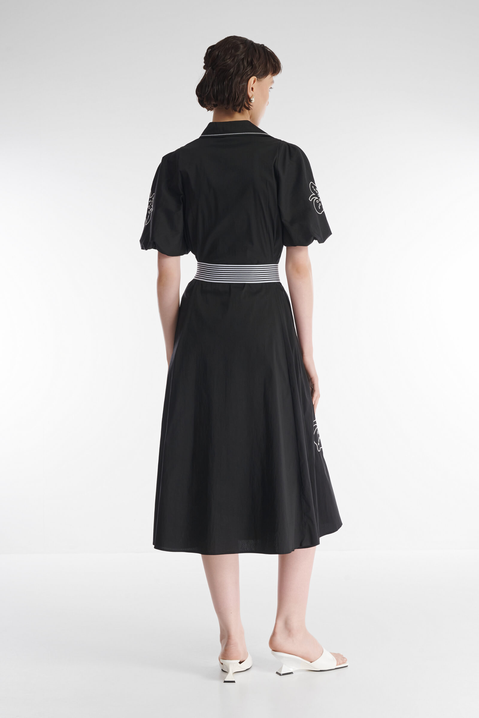 Хлопковое платье с вышивкой Бренд Caterina Leman