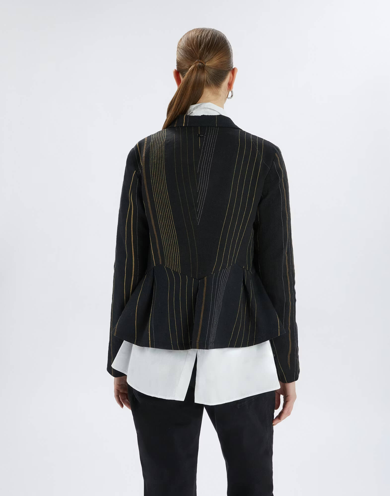 Жакет из льна и шерсти Бренд High