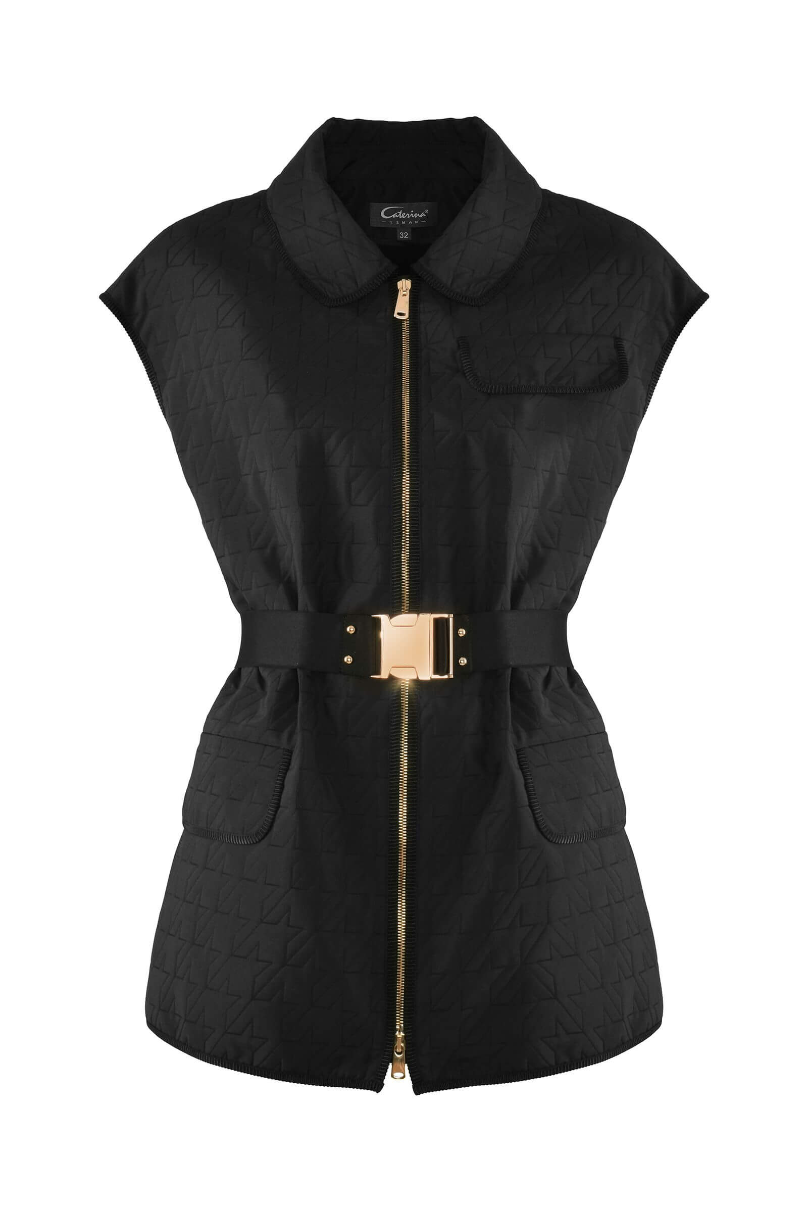 Стеганый жилет свободного кроя Бренд Caterina Leman
